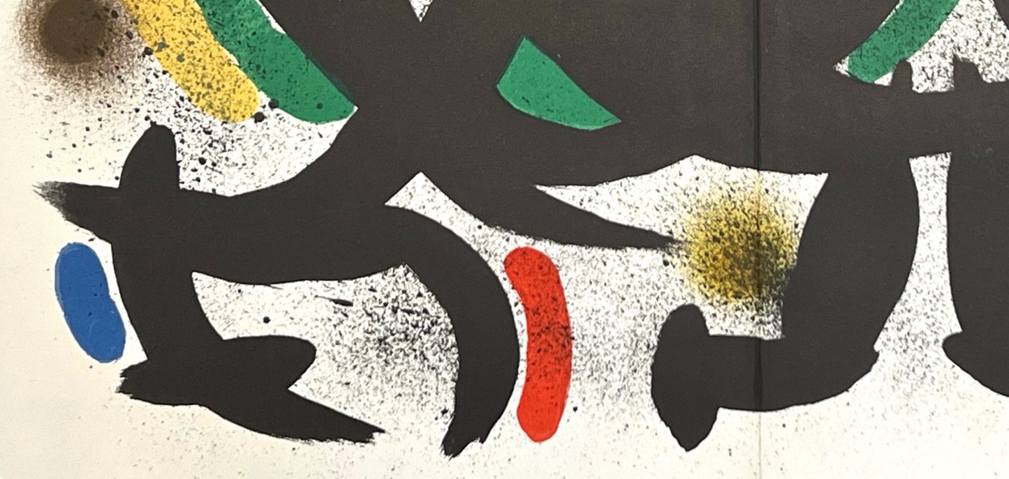 Joan Mir, Composition, (Cramer 160; Mourlot 864), Joan Mir Lithographs, Lithograph