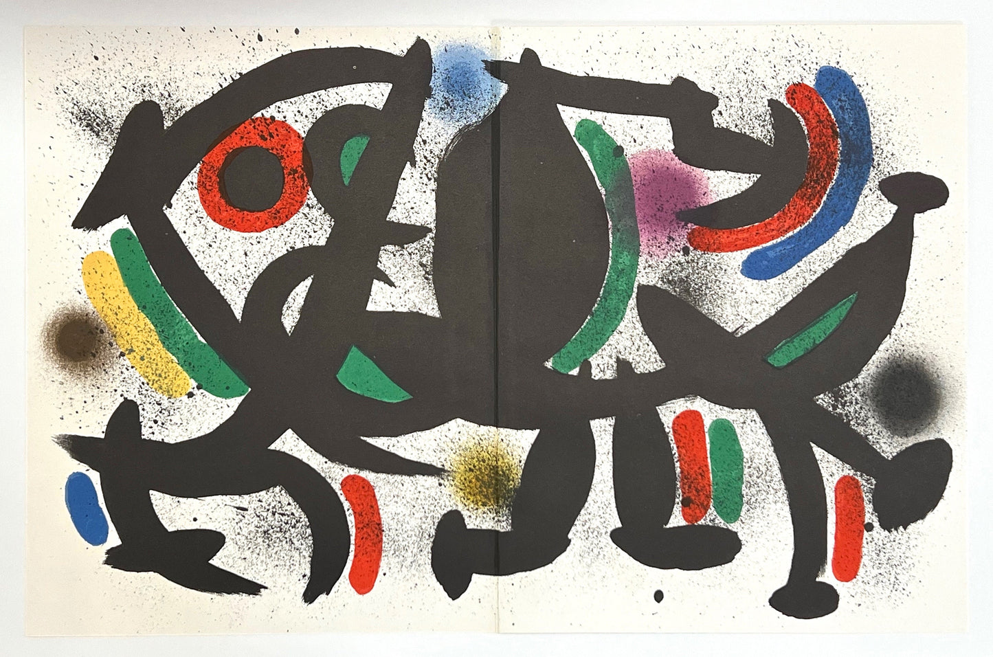 Joan Mir, Composition, (Cramer 160; Mourlot 864), Joan Mir Lithographs, Lithograph