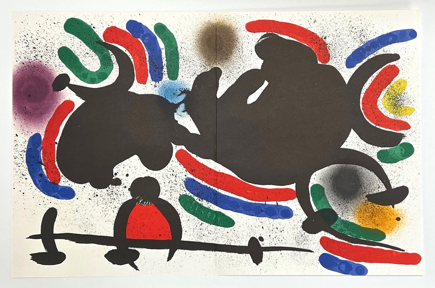 Joan Mir, Composition, (Cramer 160; Mourlot 860), Joan Mir Lithographs, Lithograph