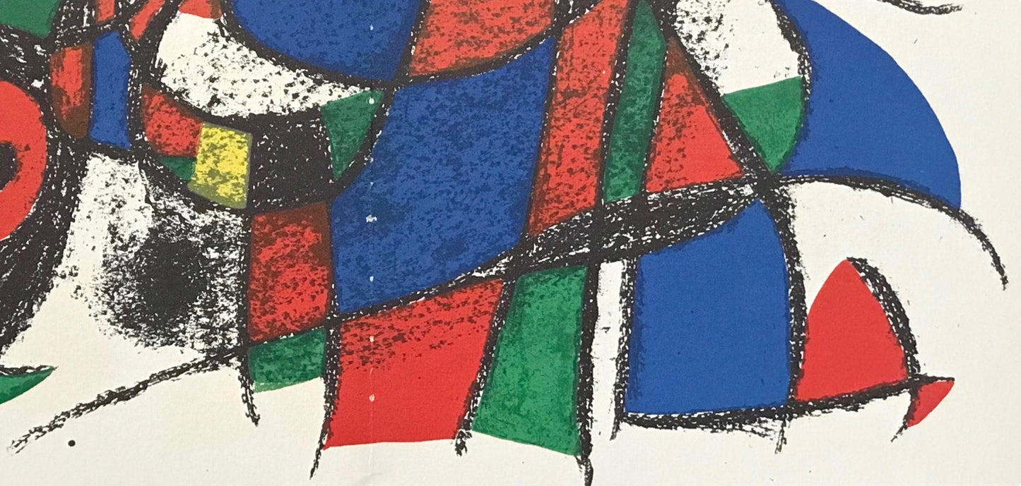 Joan Mir, Composition, (Cramer 198; Mourlot 1039), Joan Mir Lithographs, Lithograph