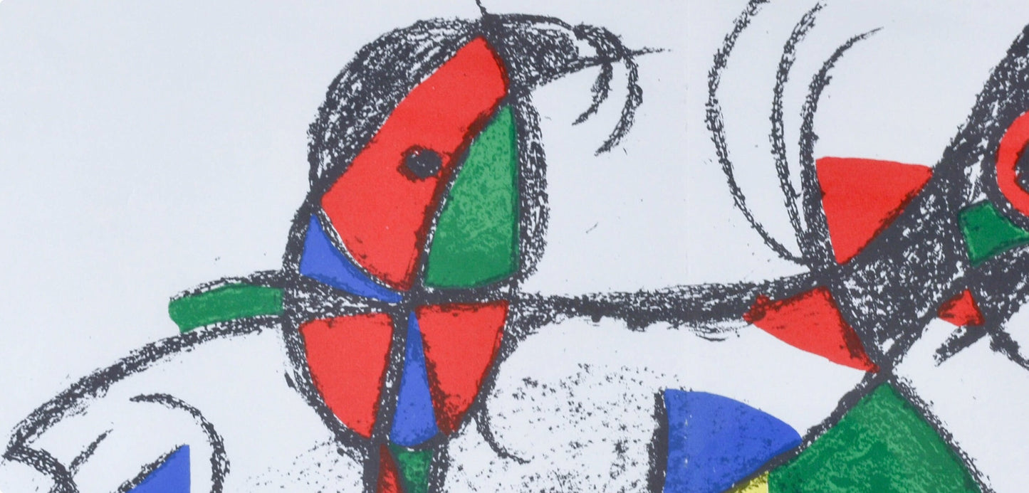 Joan Mir, Composition, (Cramer 198; Mourlot 1046), Joan Mir Lithographs, Lithograph