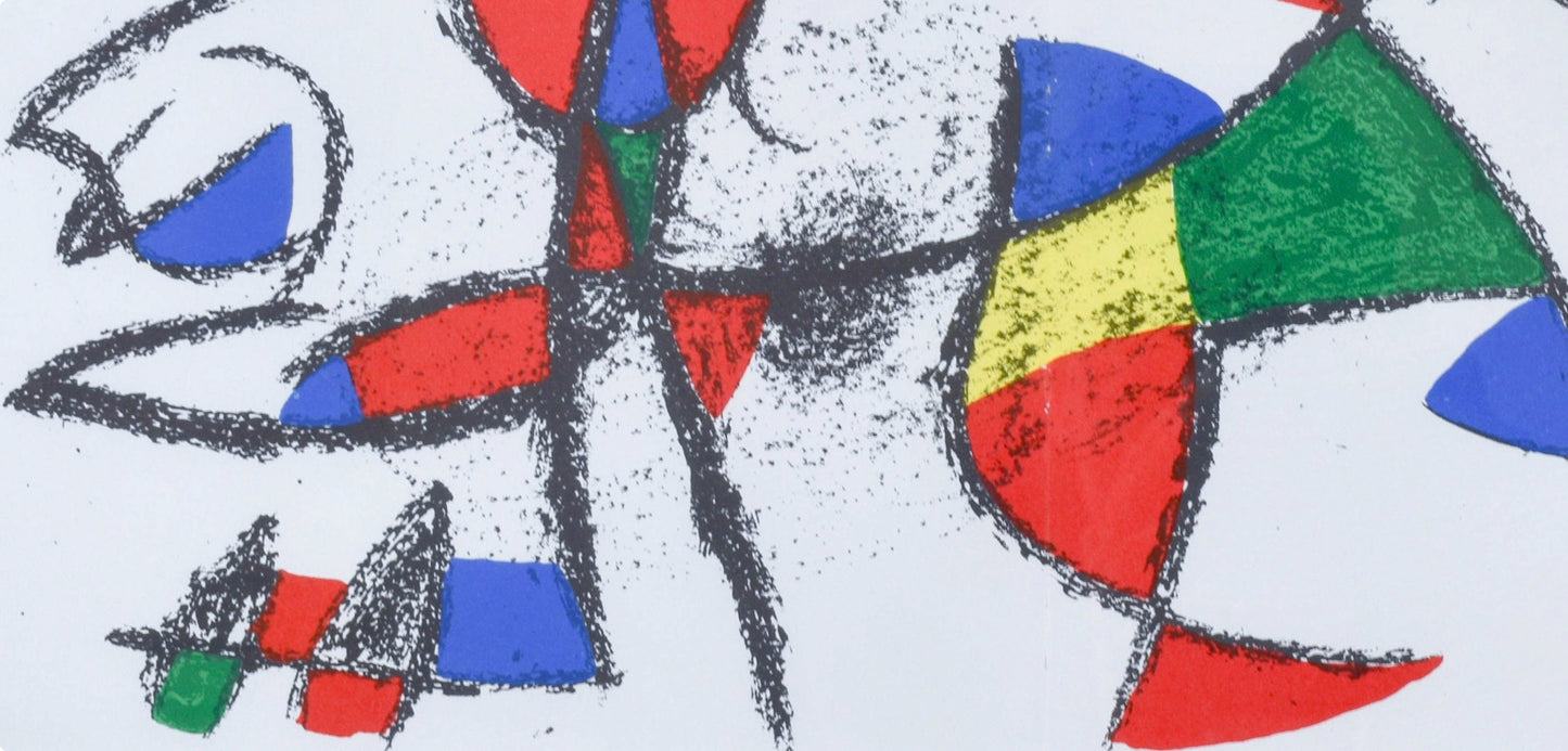Joan Mir, Composition, (Cramer 198; Mourlot 1046), Joan Mir Lithographs, Lithograph