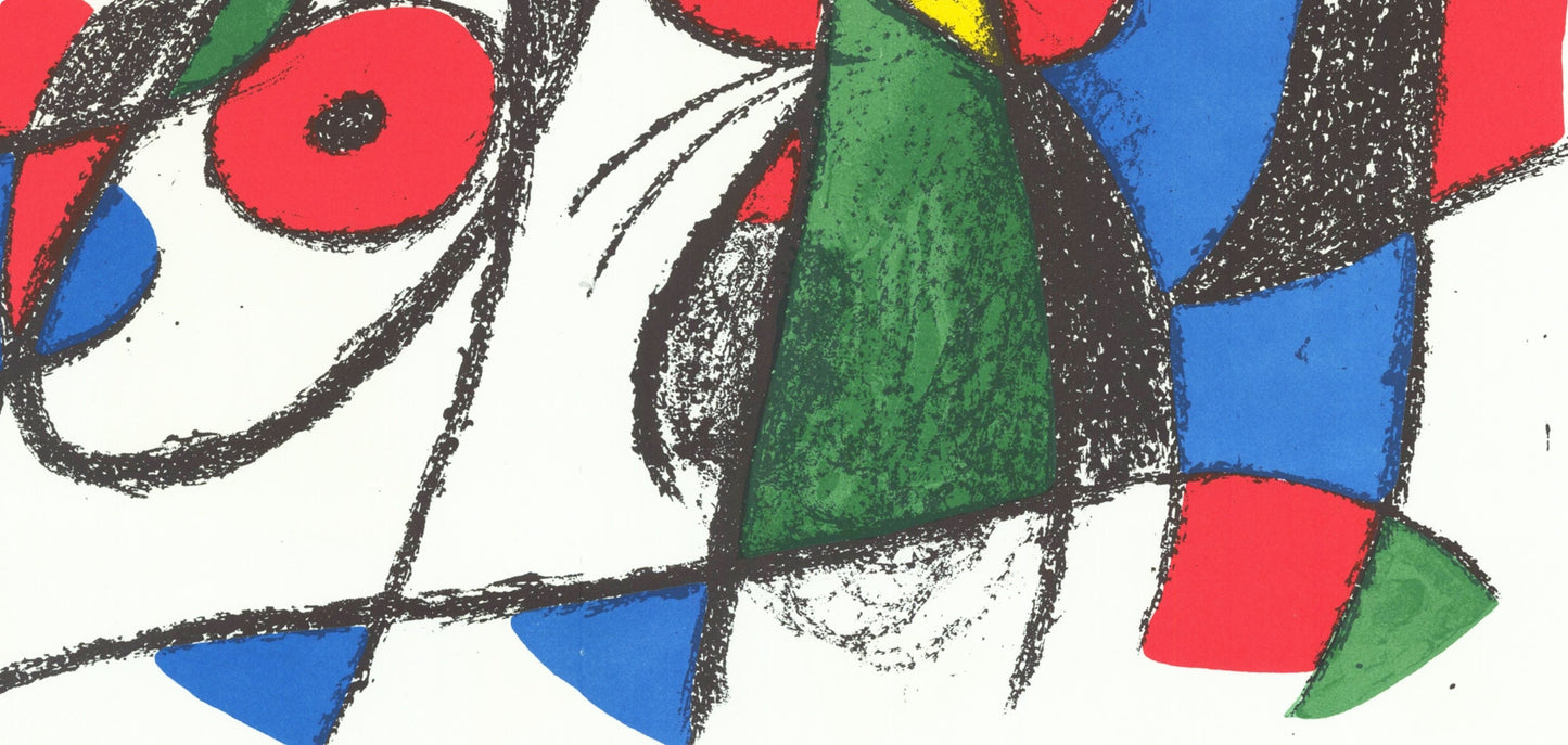 Joan Mir, Composition, (Cramer 198; Mourlot 1044), Joan Mir Lithographs, Lithograph