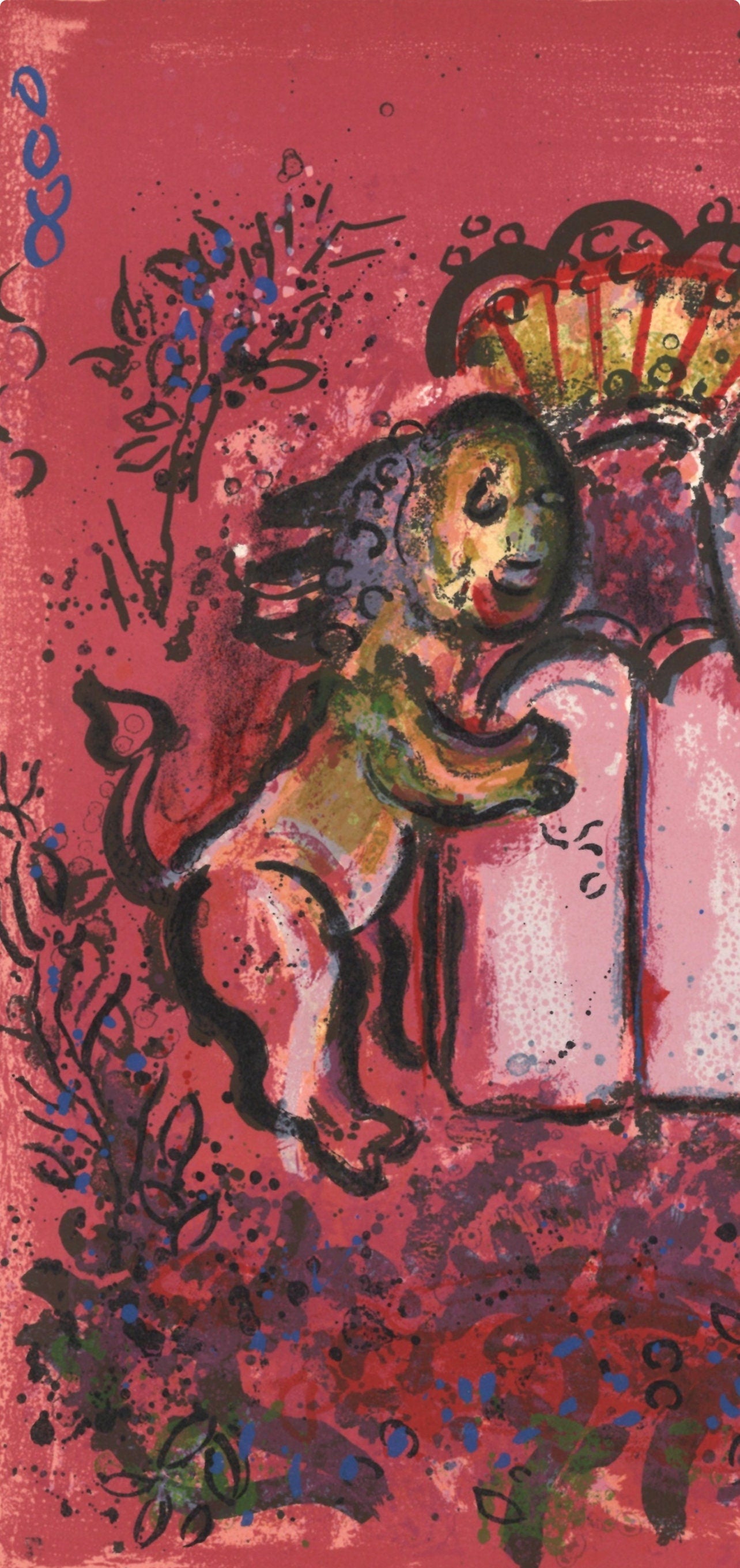 Marc Chagall, Tablets Of Law (Mourlot 365; Cramer 49), Lithograph