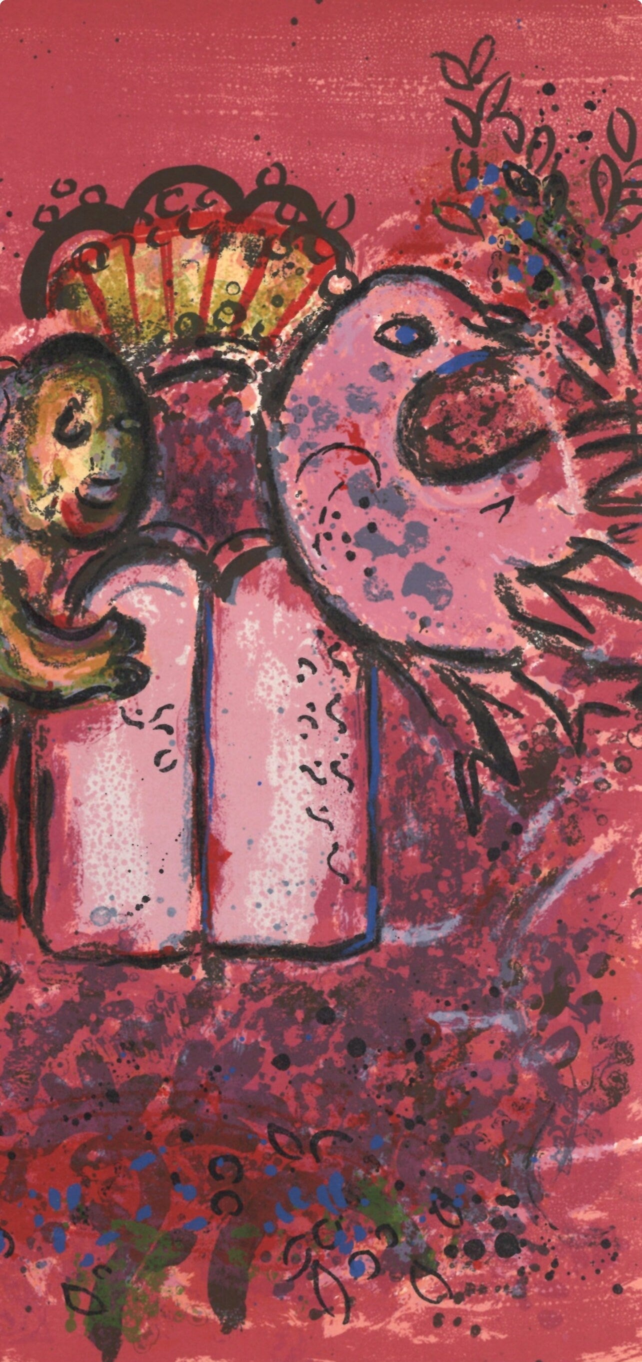 Marc Chagall, Tablets Of Law (Mourlot 365; Cramer 49), Lithograph
