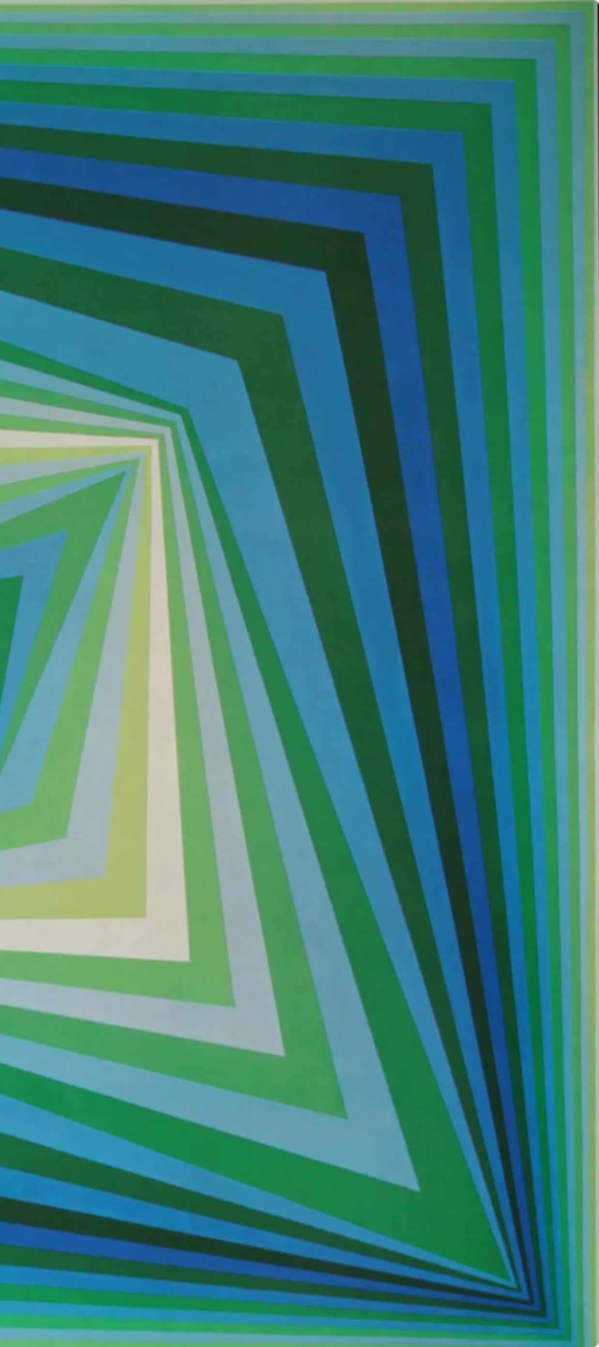 Victor Vasarely, Composition, Progressions Ii, Hliogravure