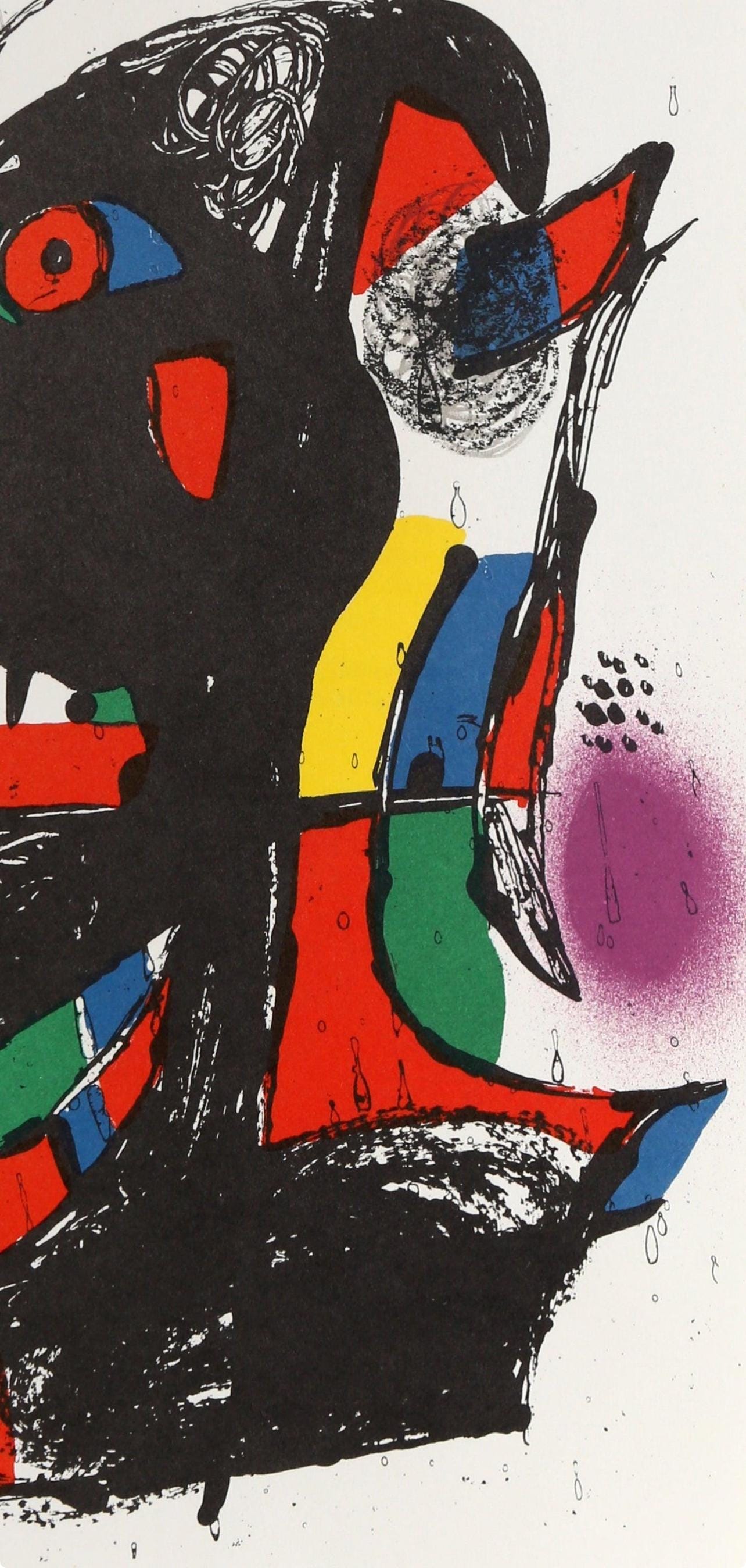 Joan Mir, Composition, (Cramer 249; Mourlot 1257), Joan Mir Lithographs, Lithograph