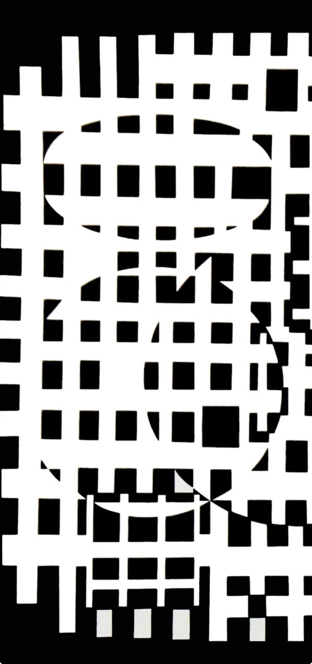Victor Vasarely, Composition, Croises, Hliogravure