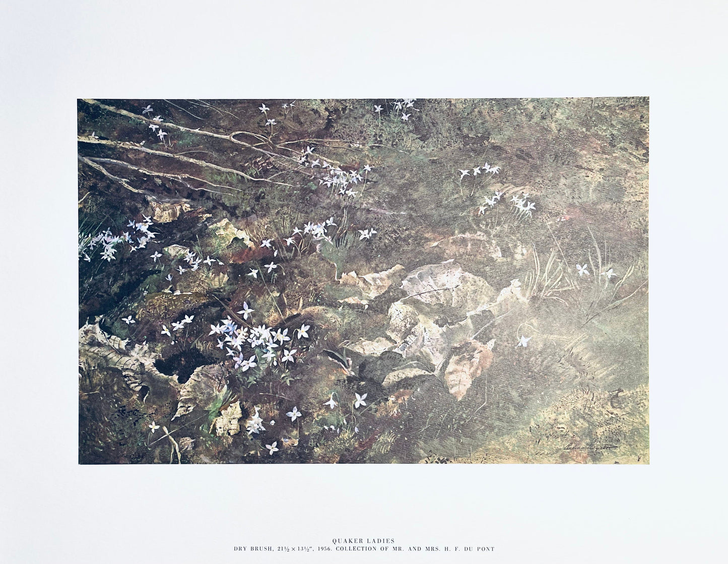 Andrew Wyeth, Quaker Ladies, The Four Seasons, Lithograph