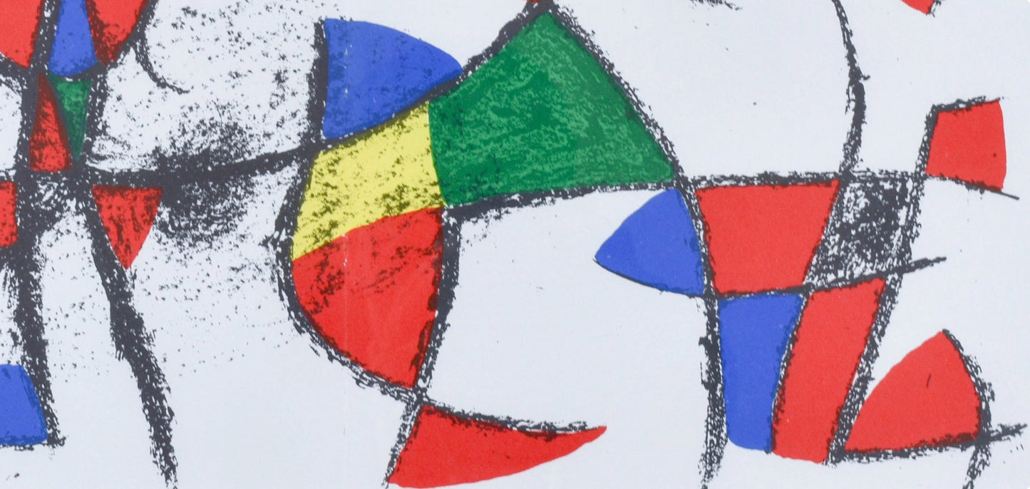 Joan Mir, Composition, (Cramer 198; Mourlot 1046), Joan Mir Lithographs, Lithograph