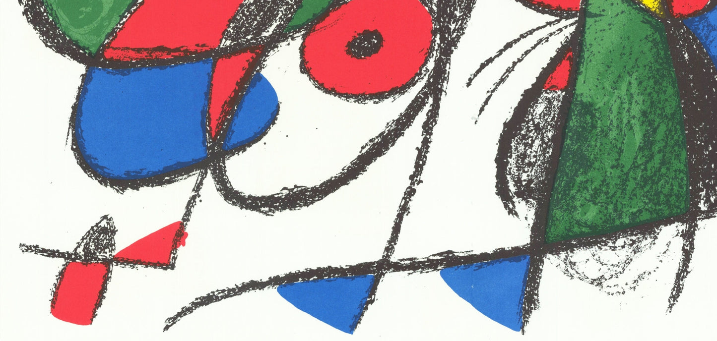 Joan Mir, Composition, (Cramer 198; Mourlot 1044), Joan Mir Lithographs, Lithograph