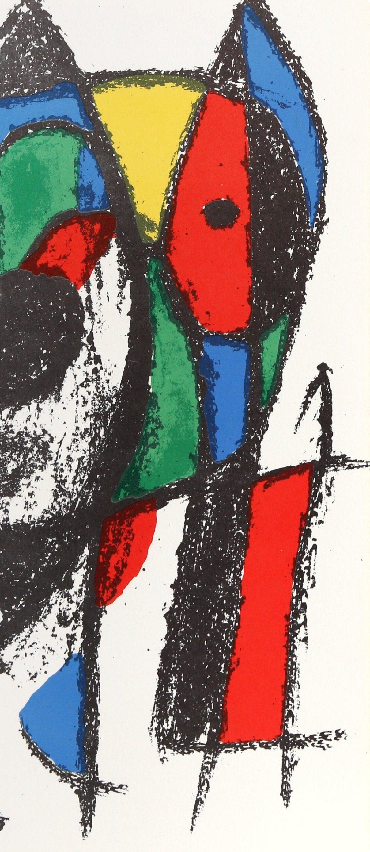 Joan Mir, Composition, (Cramer 198; Mourlot 1041), Joan Mir Lithographs, Lithograph