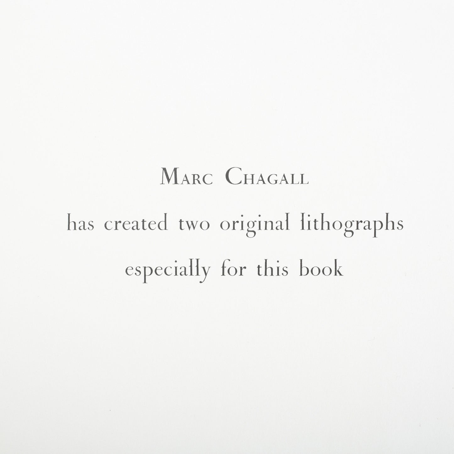 Marc Chagall, Tablets Of Law (Mourlot 365; Cramer 49), Lithograph