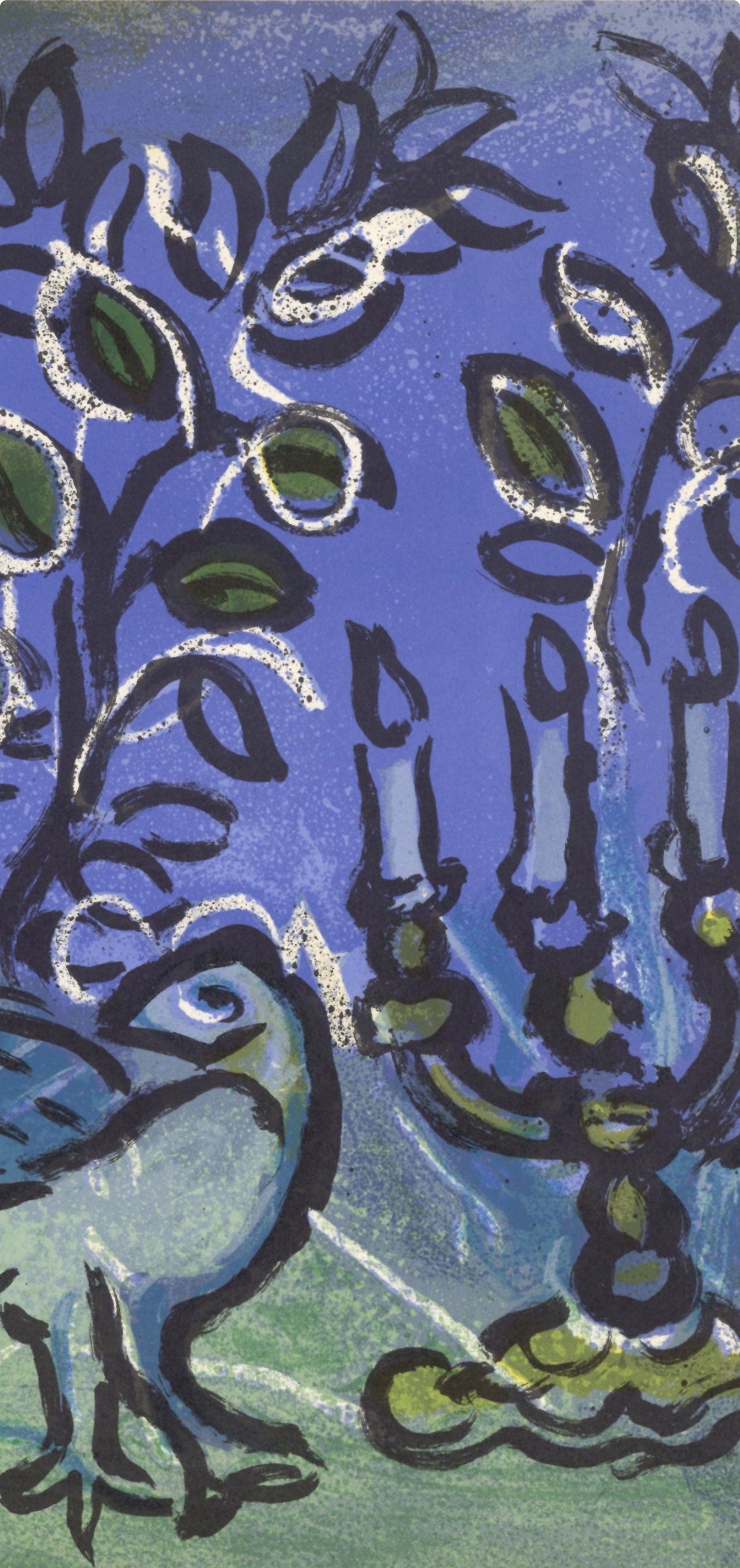 Marc Chagall, Candlestick (Mourlot 366; Cramer 49), Lithograph
