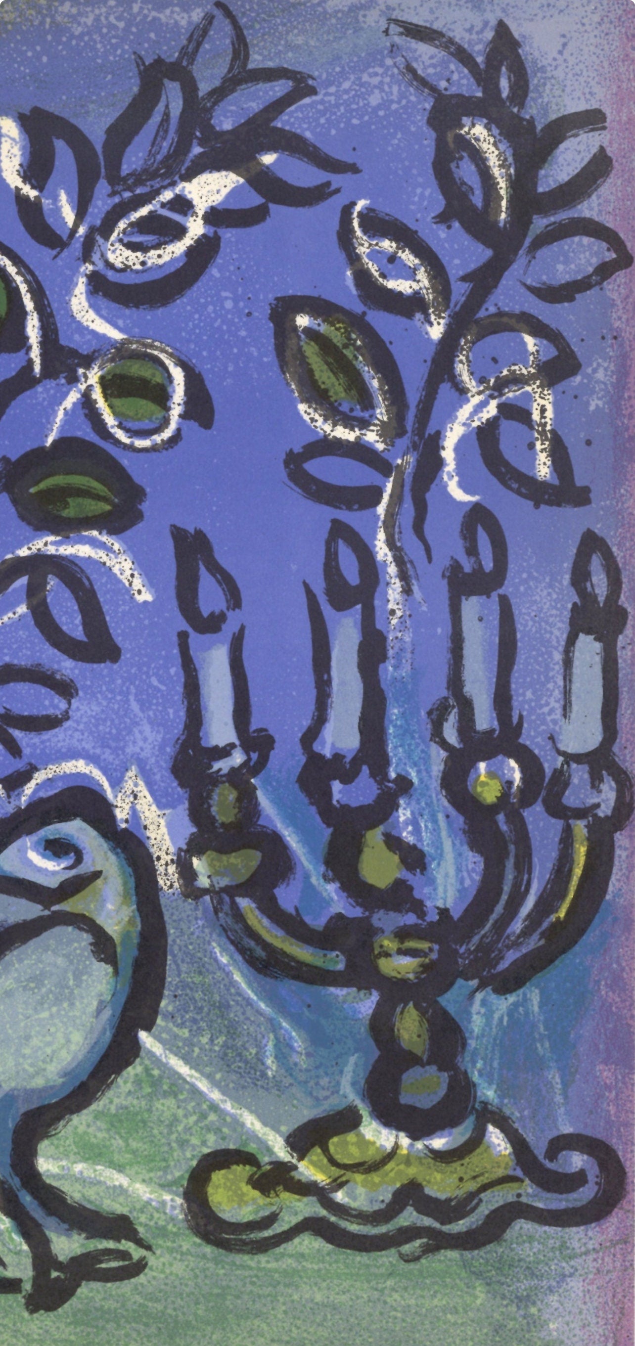 Marc Chagall, Candlestick (Mourlot 366; Cramer 49), Lithograph