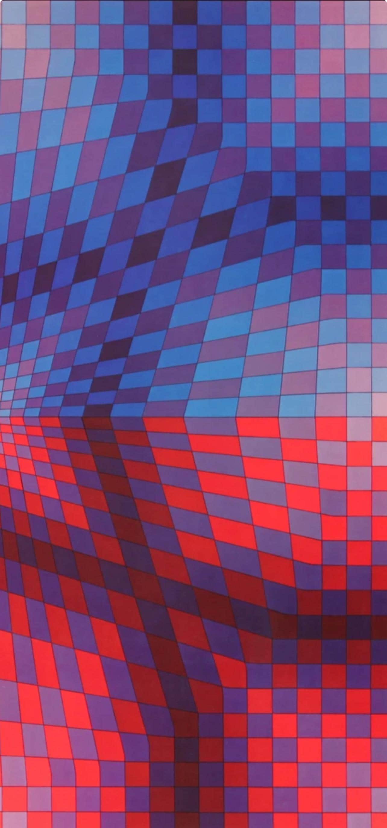 Victor Vasarely, Composition, Progressions I, Hliogravure