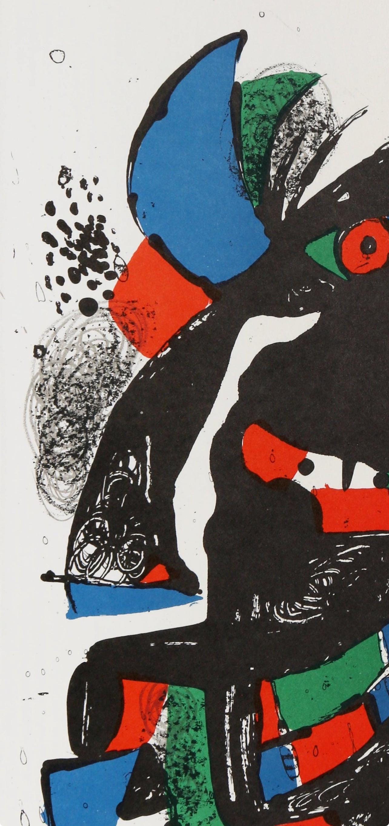 Joan Mir, Composition, (Cramer 249; Mourlot 1257), Joan Mir Lithographs, Lithograph
