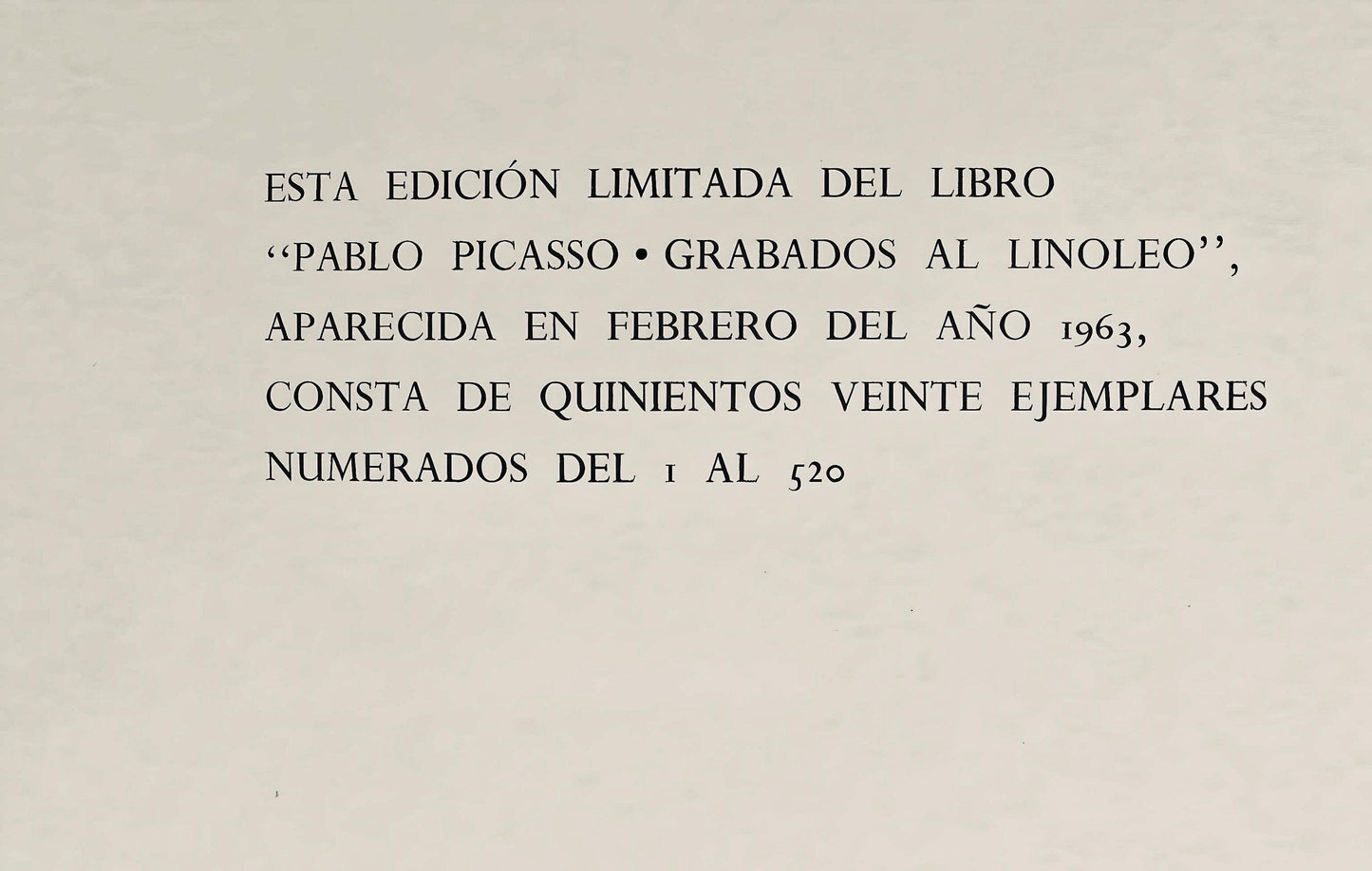Pablo Picasso, Picador (Orozco 214), Grabados Al Linleo, Linocut