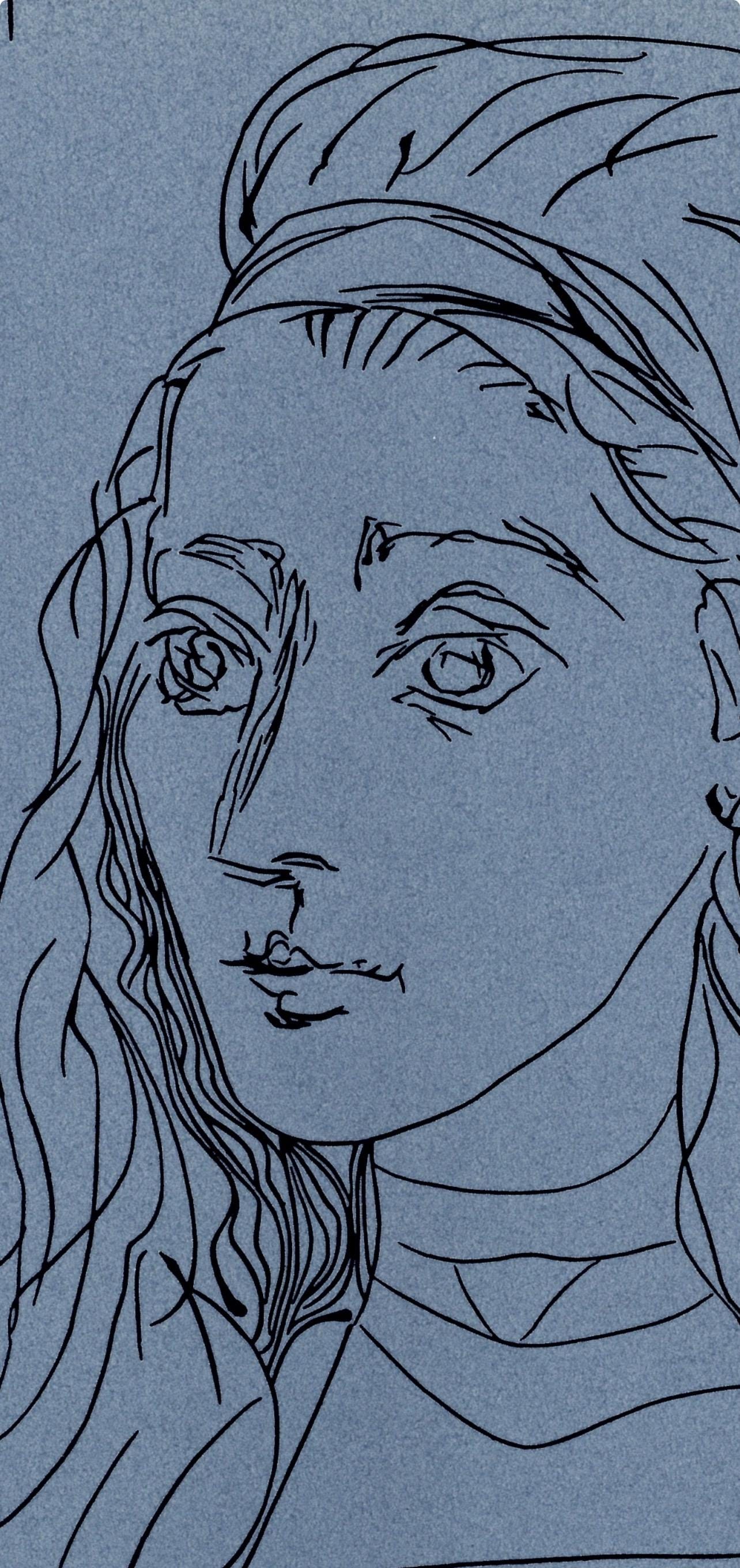 Pablo Picasso, Jacqueline (Orozco 214), Grabados Al Linleo, Linocut