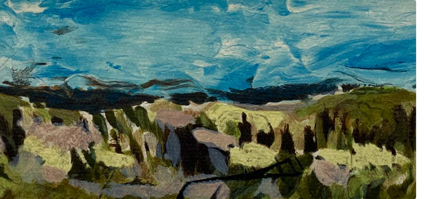Georges Braque, Paysage, Varengeville, Lithograph
