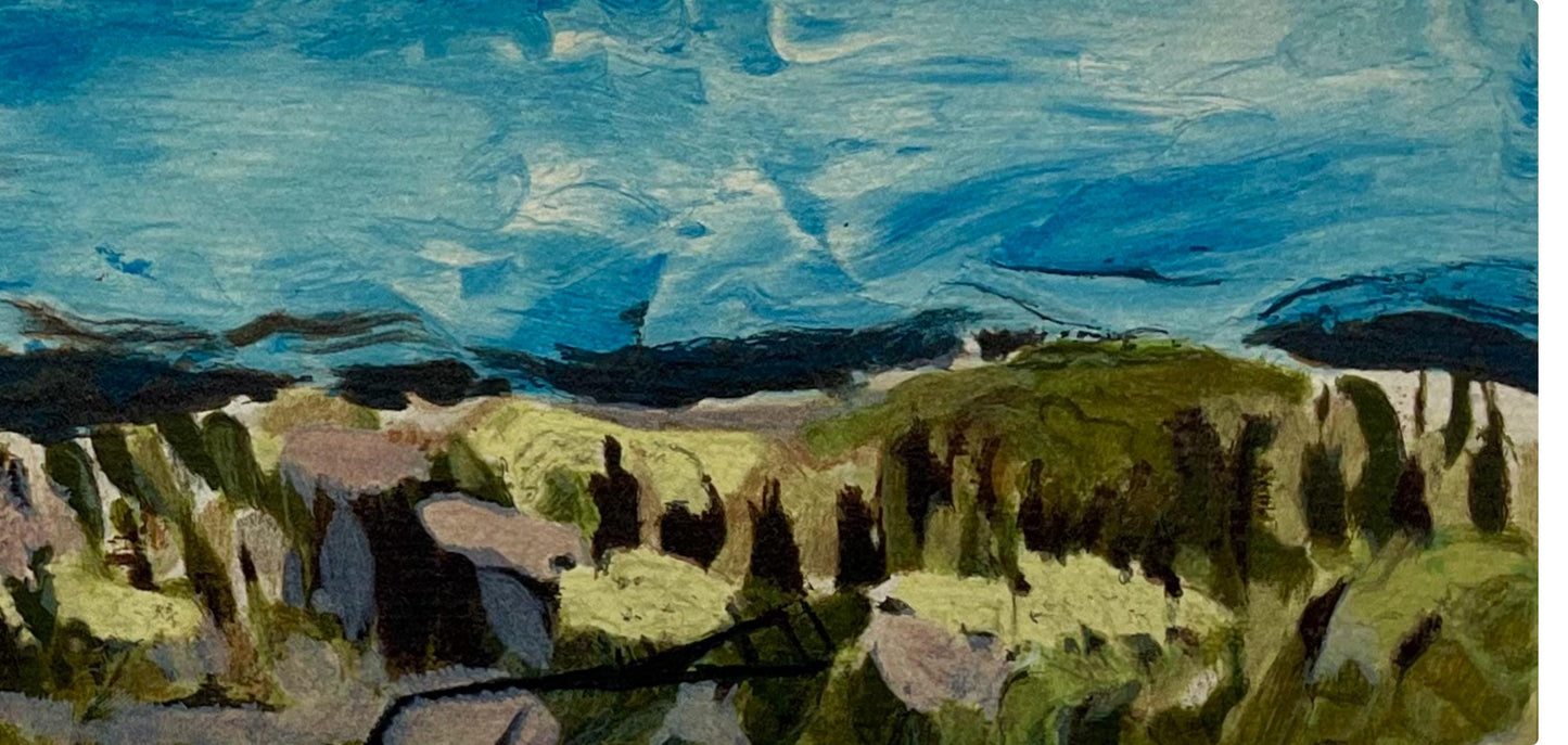 Georges Braque, Paysage, Varengeville, Lithograph