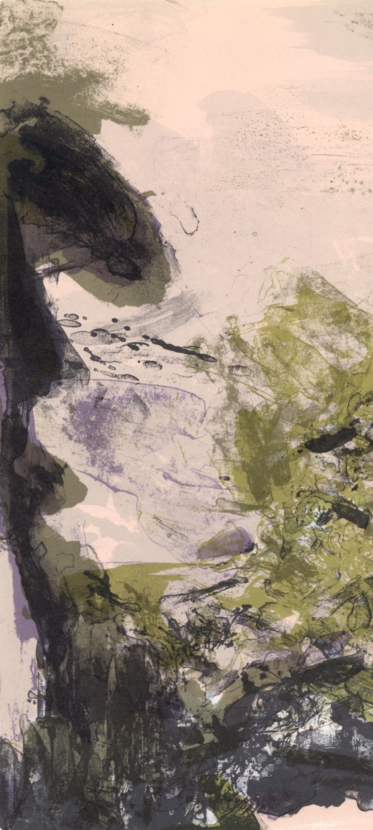 Zao Wou-Ki ???, Composition, Xxe Sicle, Lithograph
