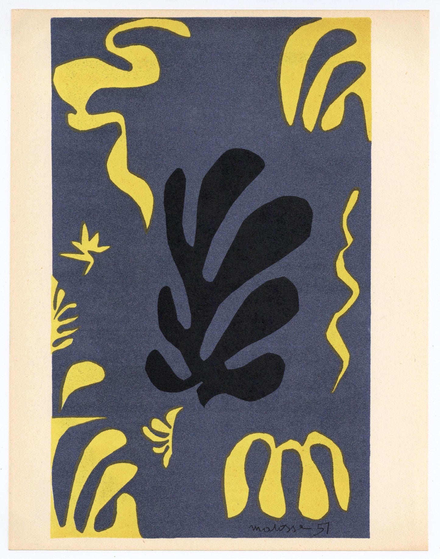 Henri Matisse, Dcoupage, Xxe Sicle, Lithograph