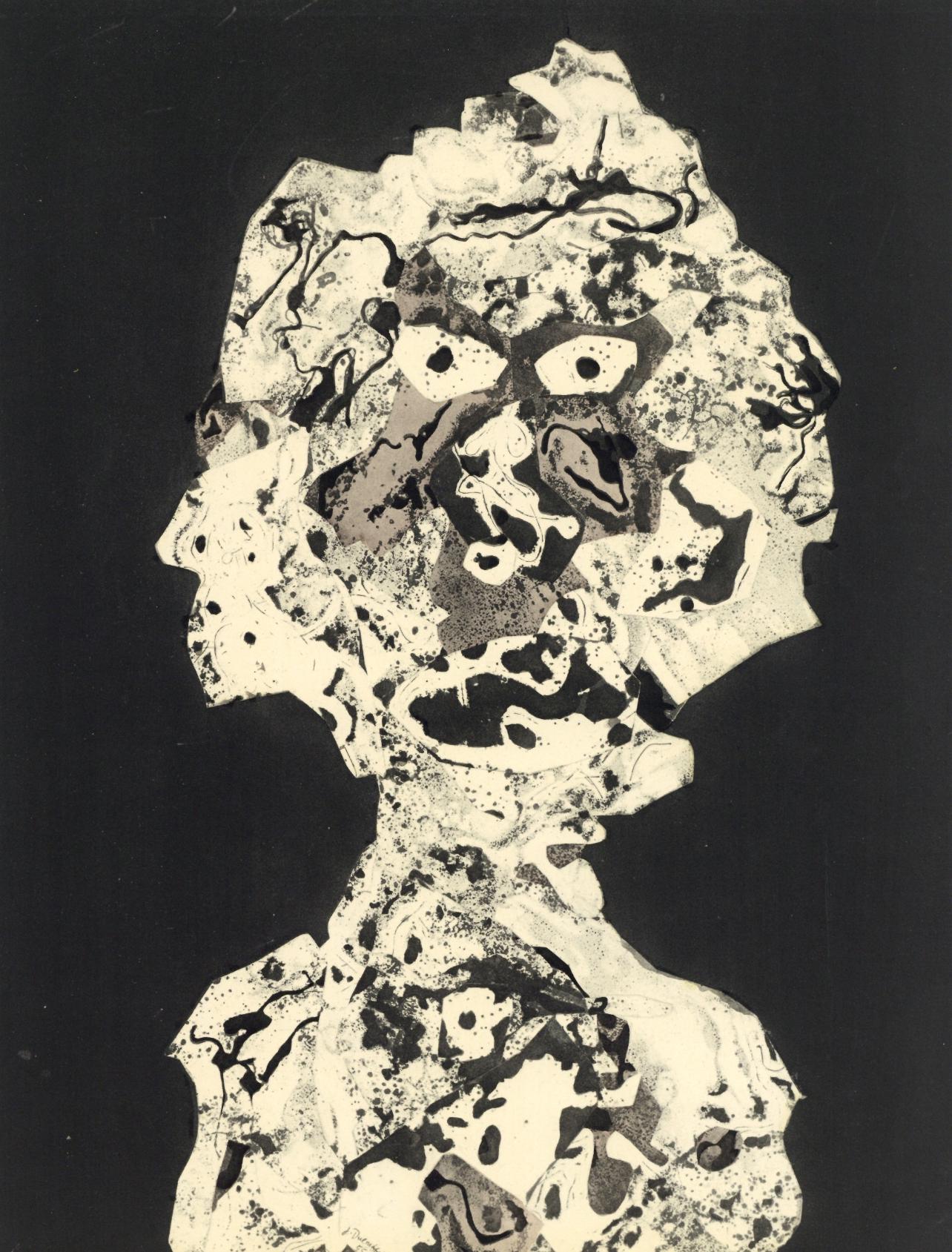 Jean Dubuffet, Personnages I, Xxe Sicle, Lithograph