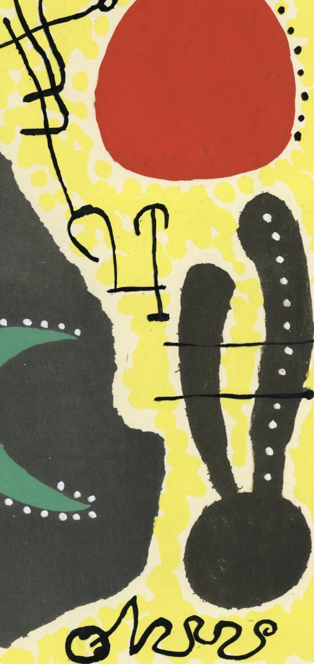 Joan Mir, Composition, Xxe Sicle, Lithograph