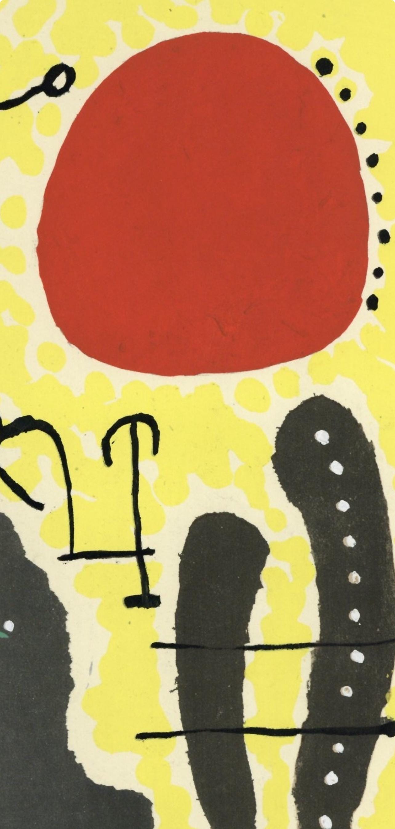 Joan Mir, Composition, Xxe Sicle, Lithograph