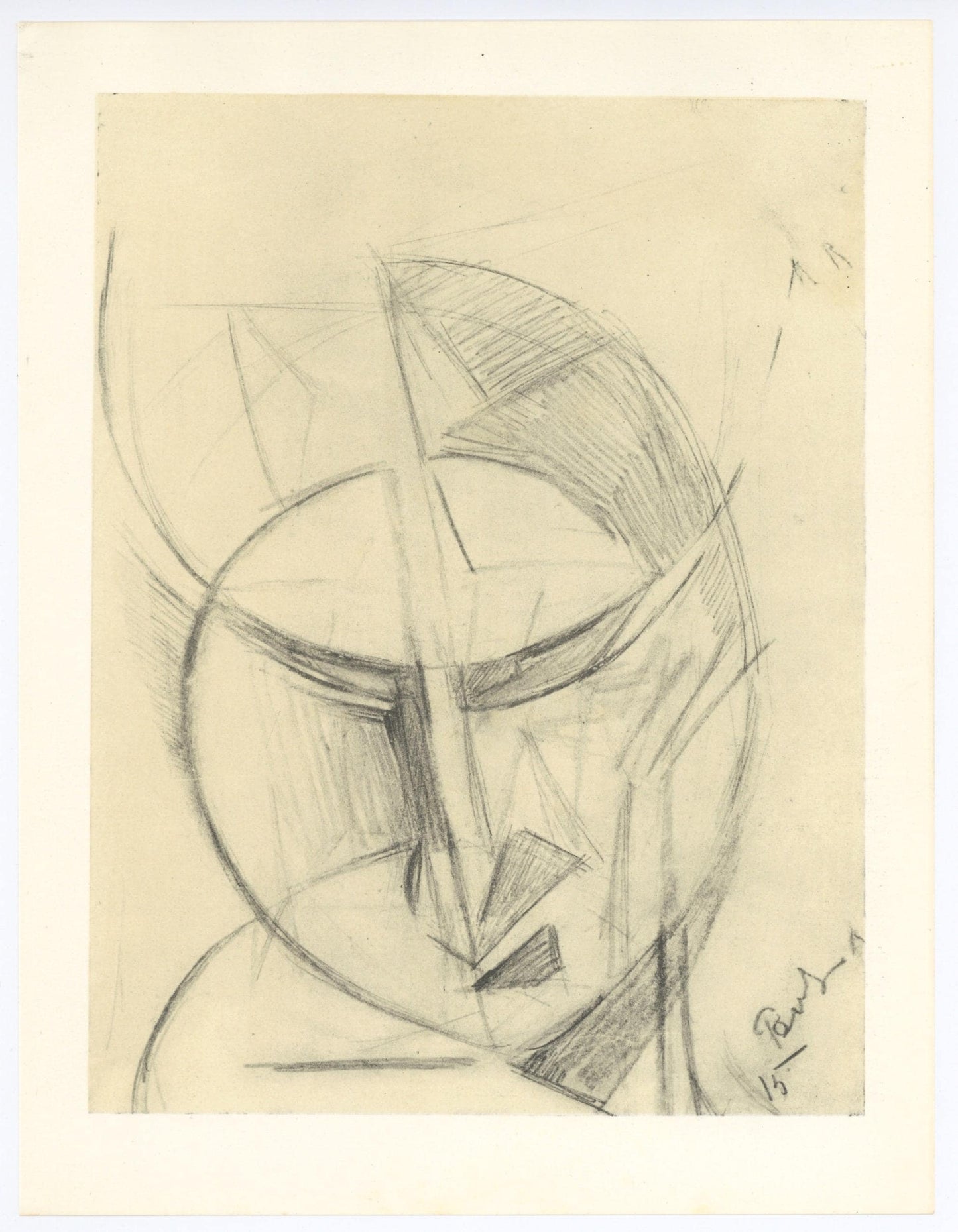 Antoine Pevsner, Composition, Xxe Sicle, Lithograph