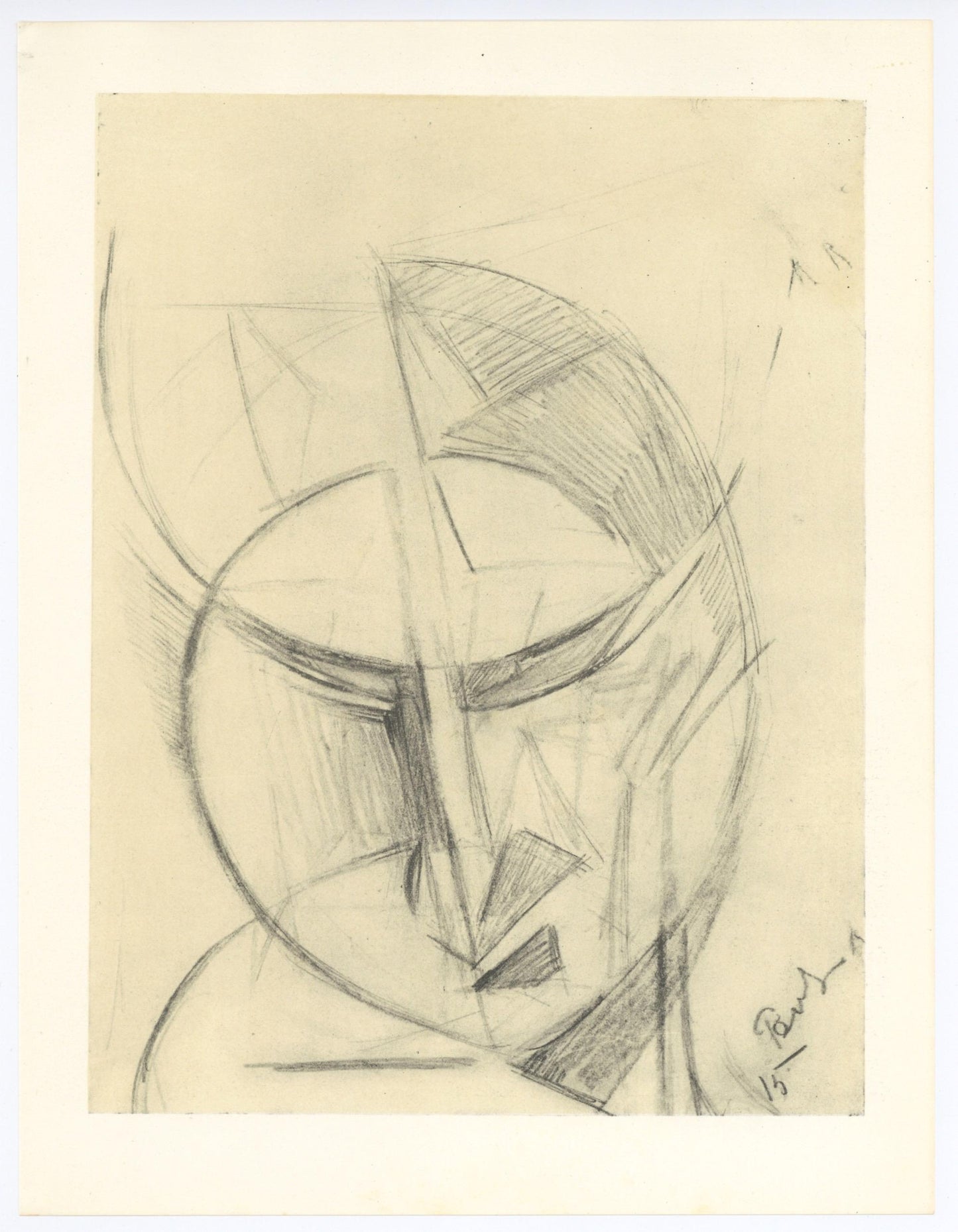 Antoine Pevsner, Composition, Xxe Sicle, Lithograph