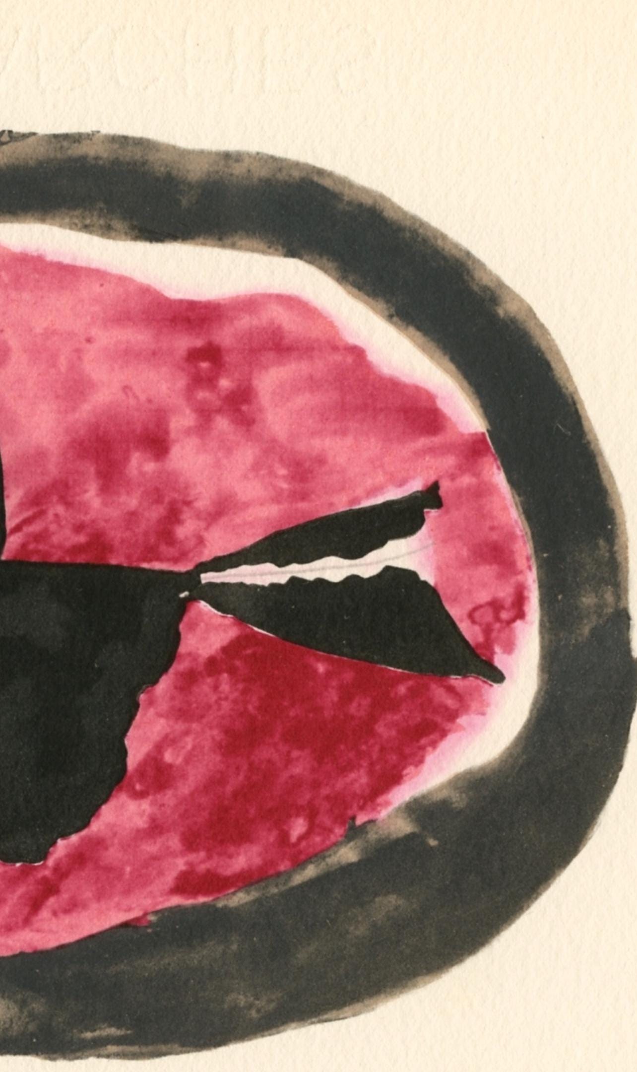 Georges Braque, Oiseau Au Couchant, Georges Braque Le Solitaire, Xxe Sicle, Lithograph