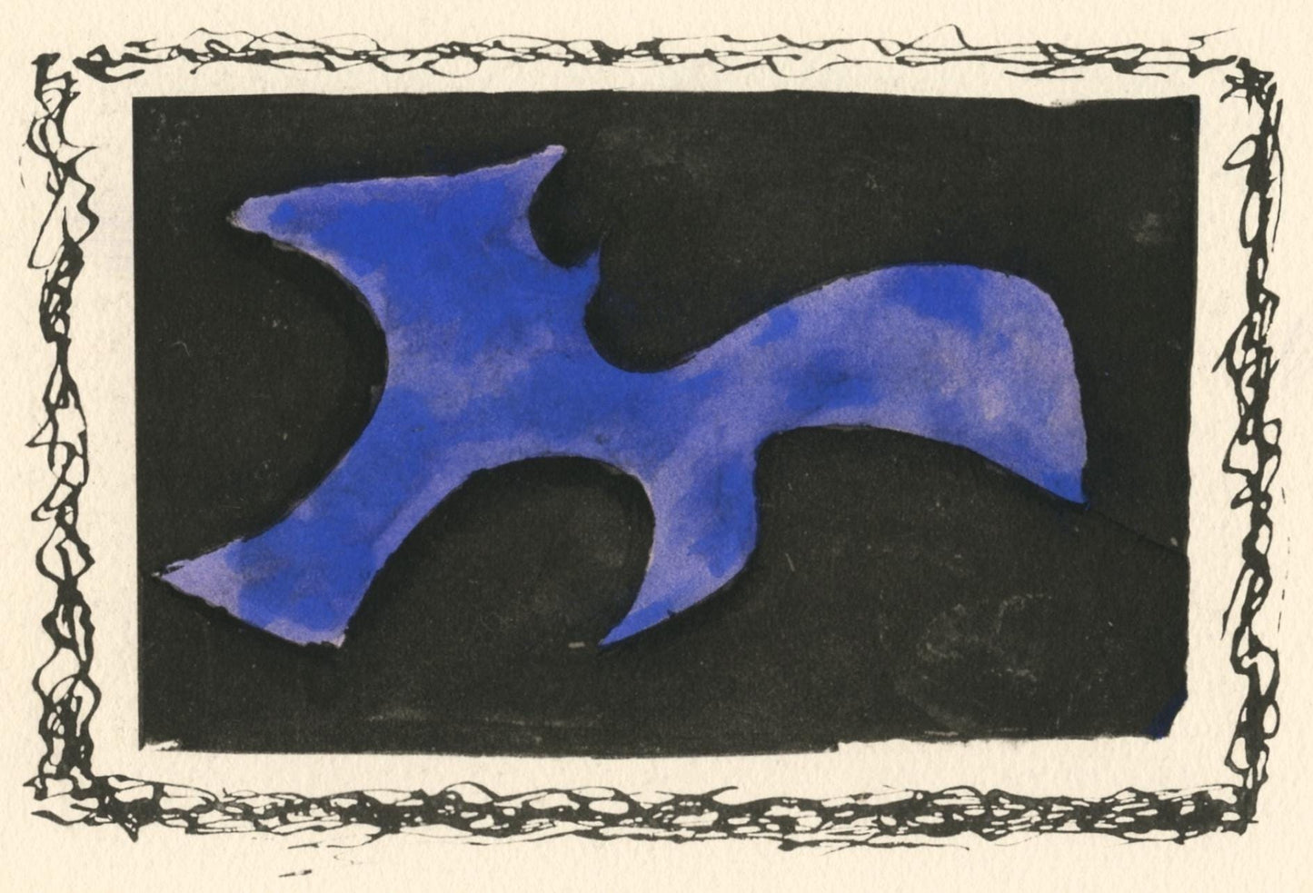 Georges Braque, Forme, Georges Braque Le Solitaire, Xxe Sicle, Lithograph