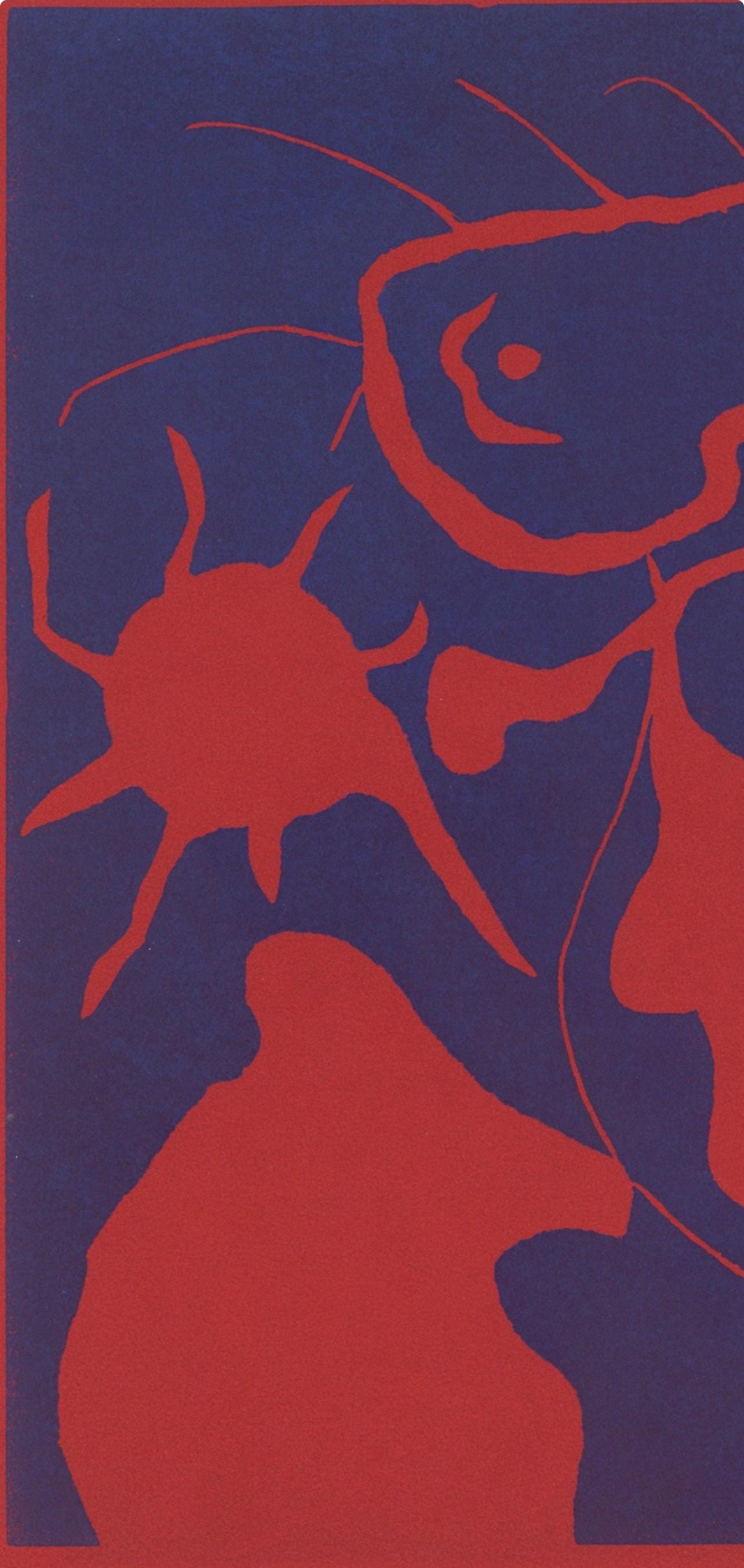 Joan Mir, Composition (Cramer 6; Dupin 40; Mourlot 1967), Xxe Sicle, Linocut