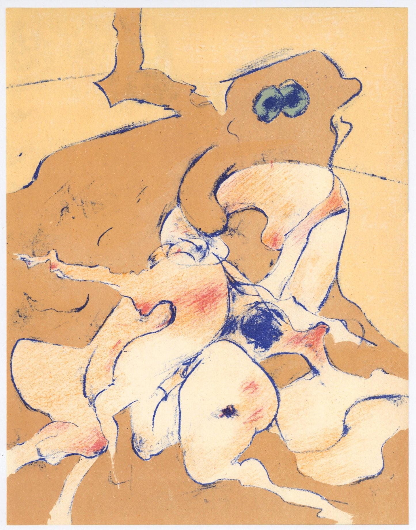 Dorothea Tanning, Composition, Xxe Sicle, Lithograph