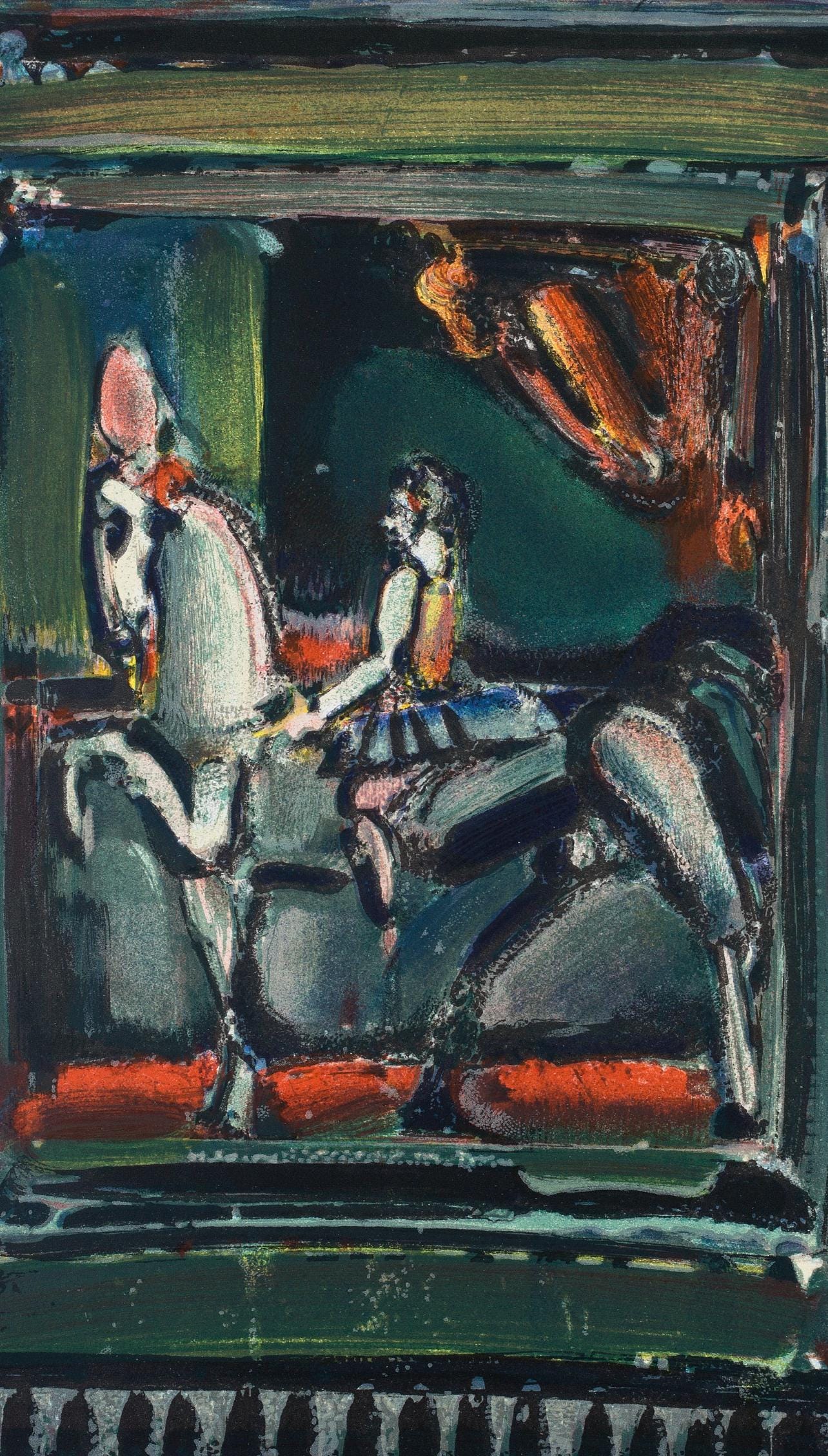 Georges Rouault, Composition, Xxe Sicle, Lithograph