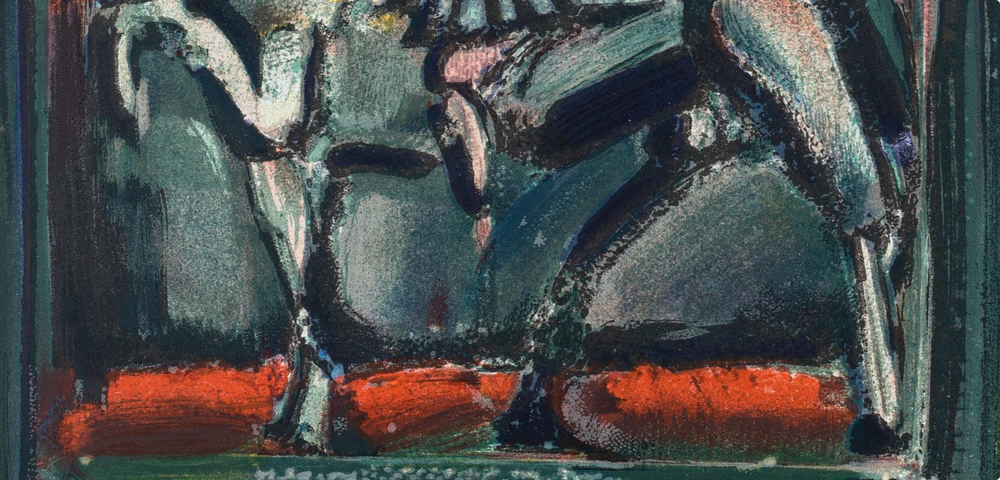 Georges Rouault, Composition, Xxe Sicle, Lithograph