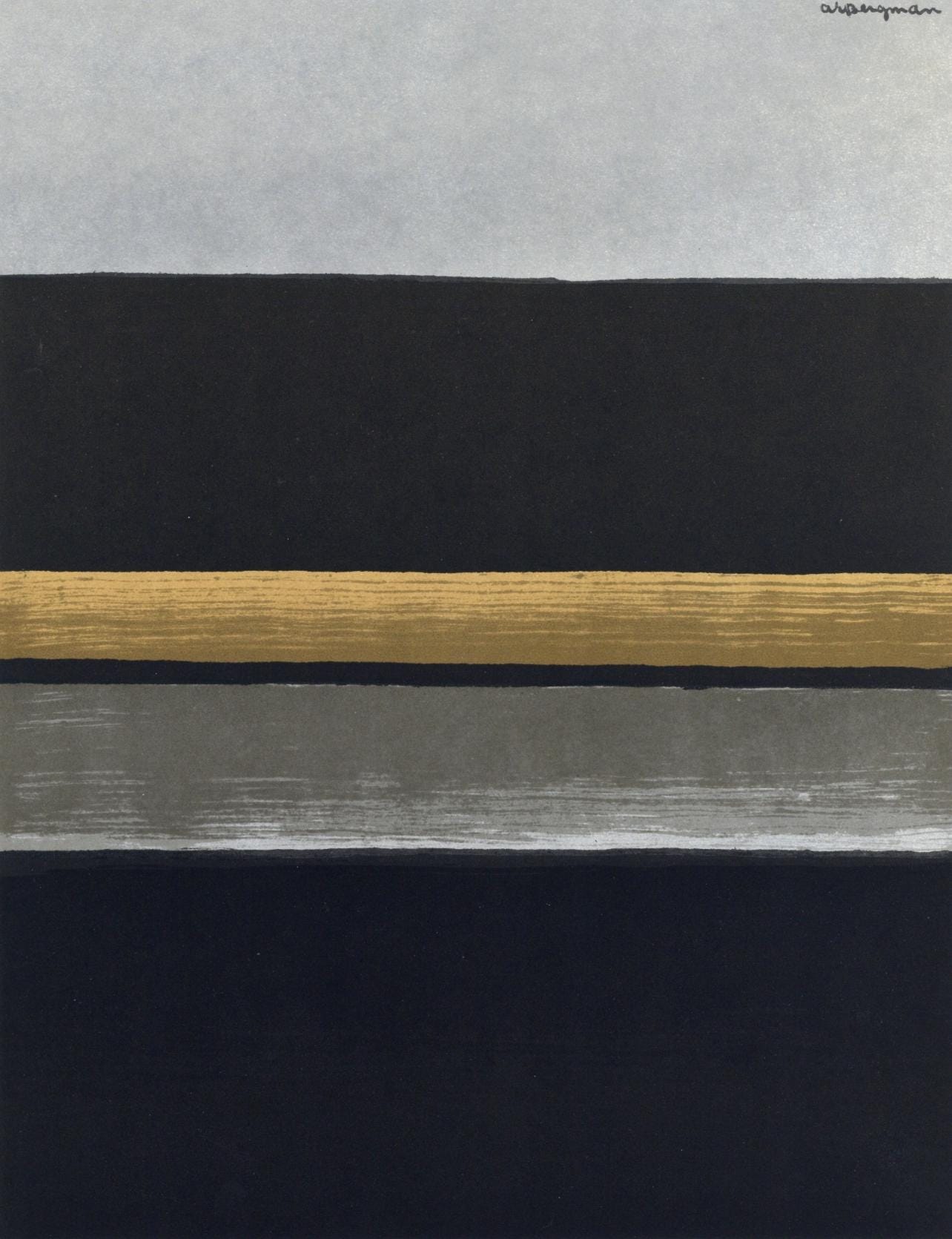Anna-Eva Bergman, Composition, Xxe Sicle, Lithograph
