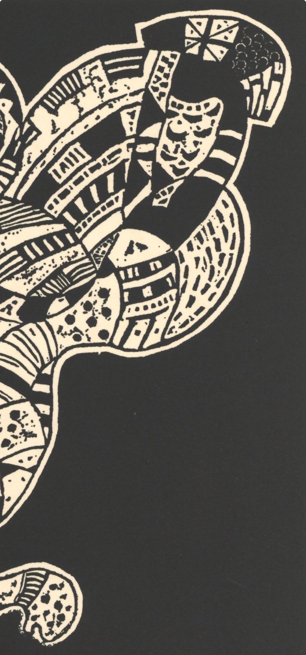 Wassily Kandinsky, Composition, Xxe Sicle, Woodcut