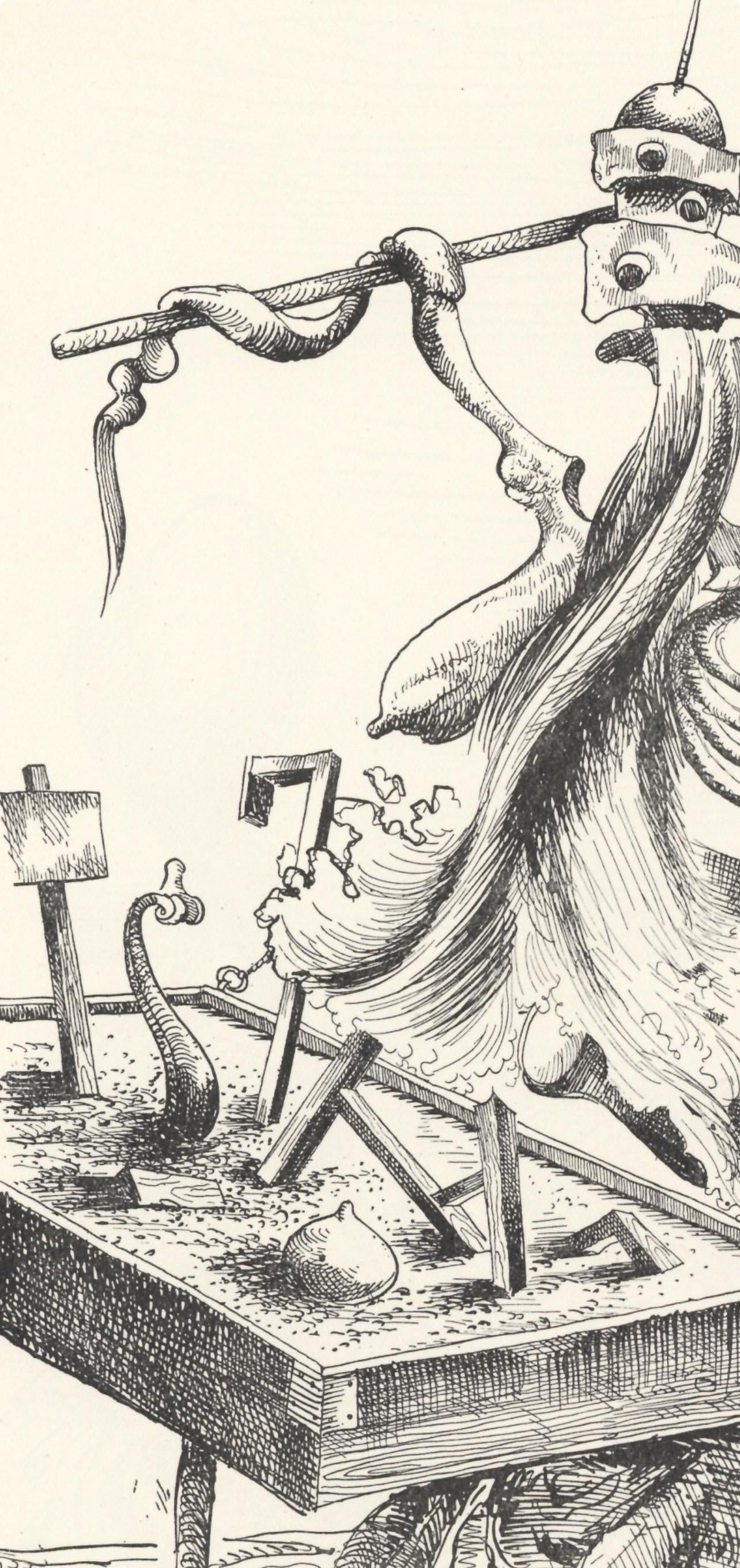 Kurt Seligmann, Composition, Xxe Sicle, Engraving