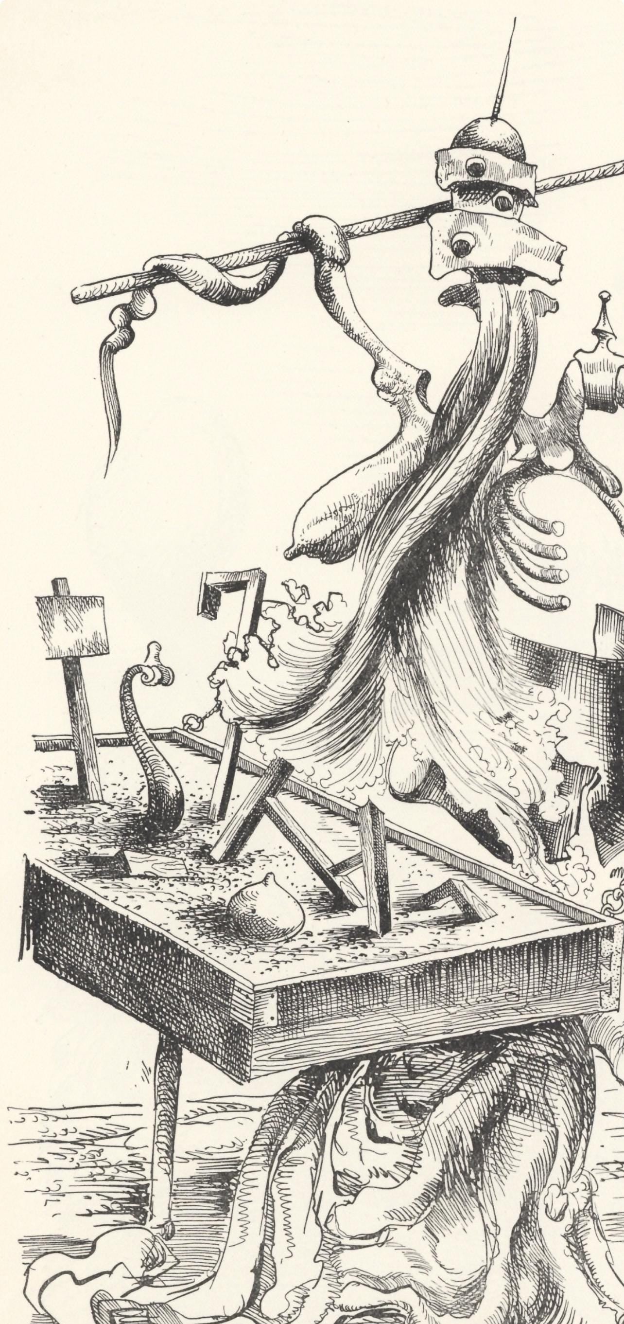 Kurt Seligmann, Composition, Xxe Sicle, Engraving