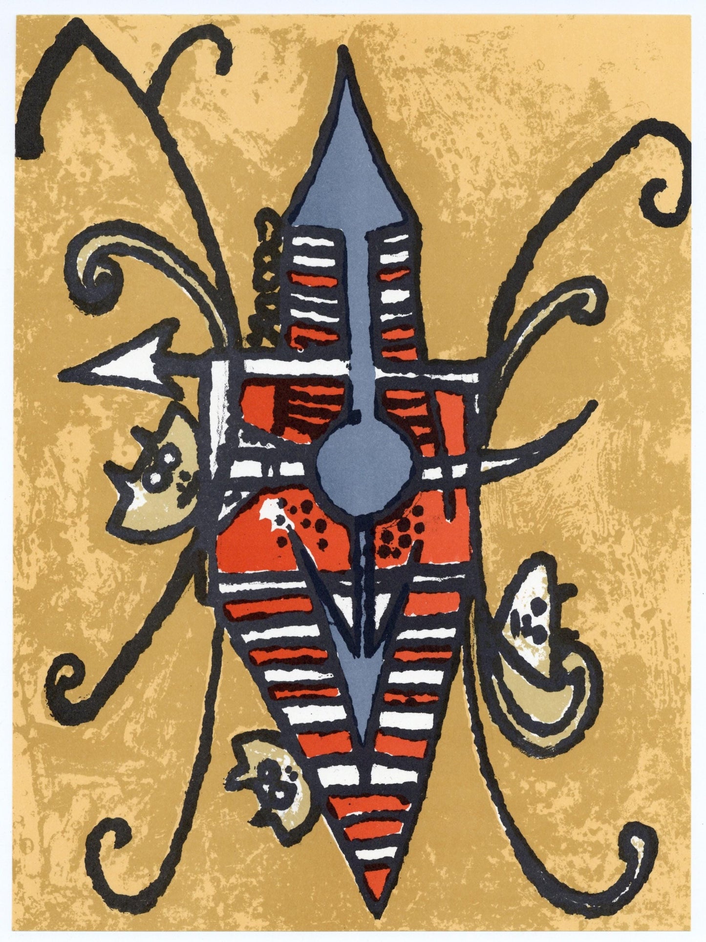 Wifredo Lam ???, Les affinites ambigues, XXe sicle, Lithograph