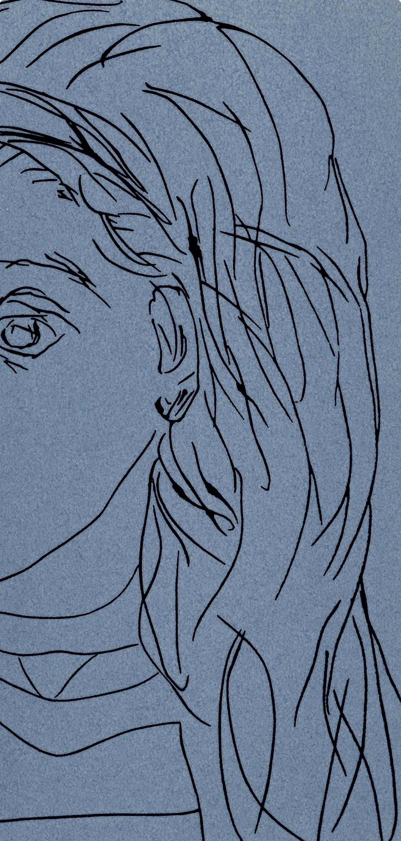 Pablo Picasso, Jacqueline (Orozco 214), Grabados Al Linleo, Linocut