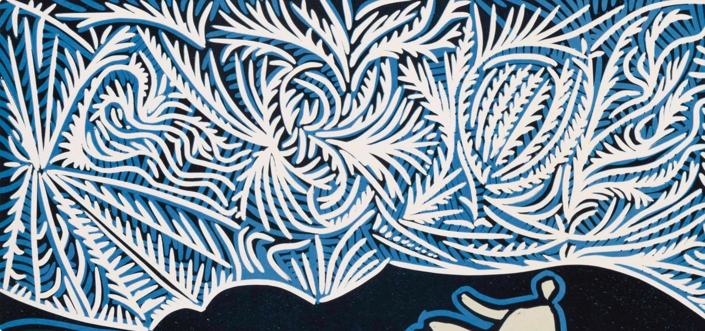 Pablo Picasso, Bacchanal With Kid And Spectator (Orozco 214), Grabados Al Linleo, Linocut