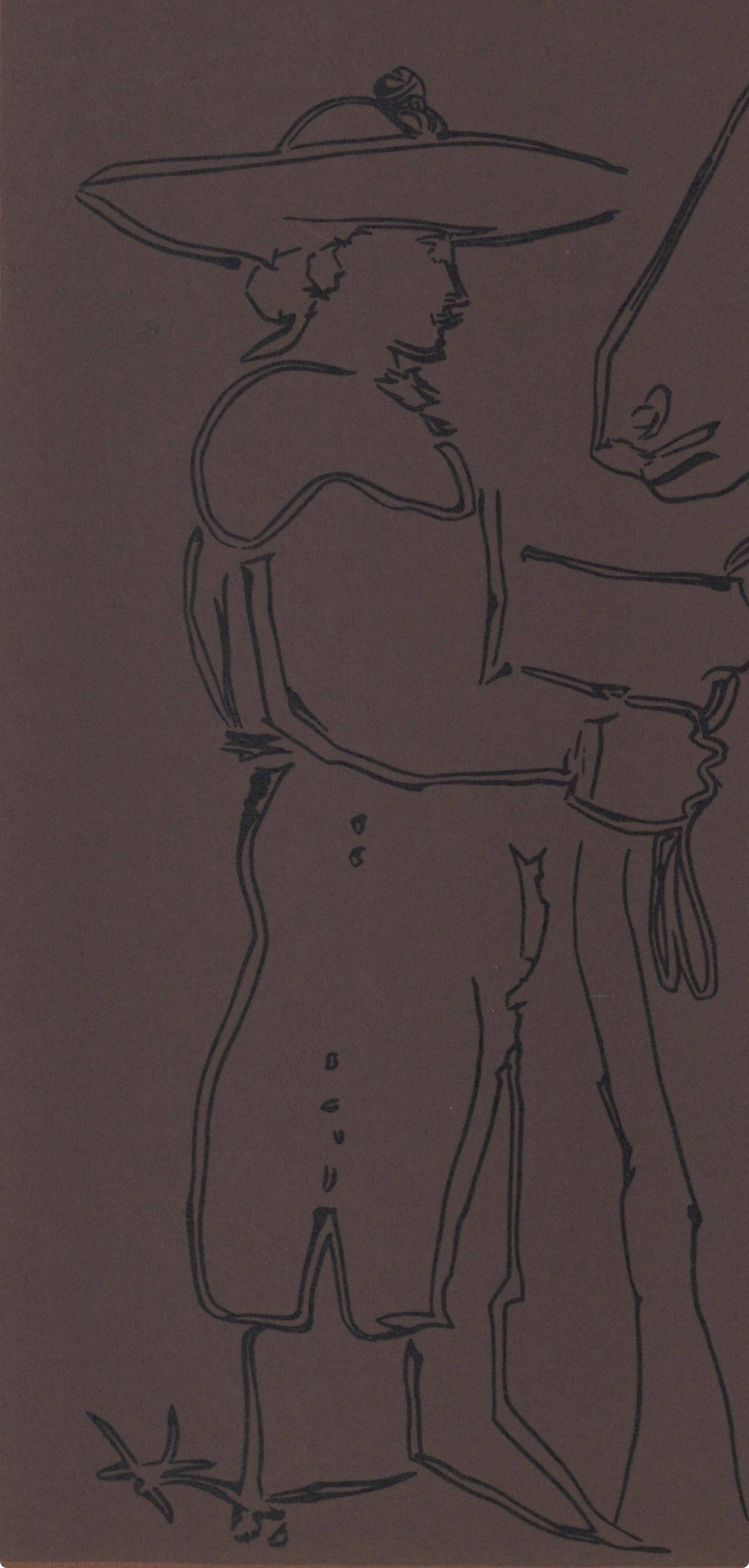 Pablo Picasso, Standing Picador With His Horse (Orozco 214), Grabados Al Linleo, Linocut