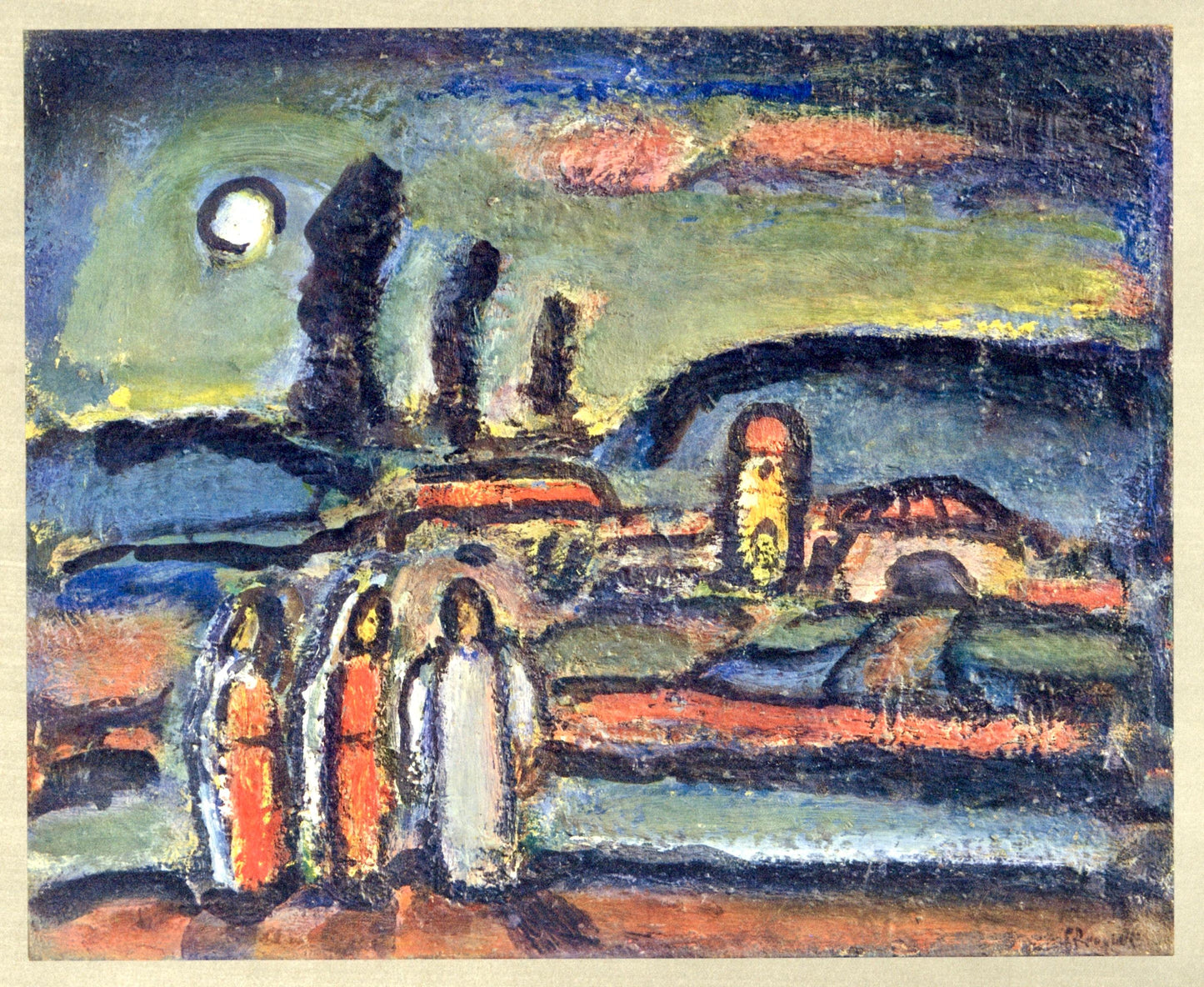 Georges Rouault, Composition, Stella Vespertina, Hliogravure