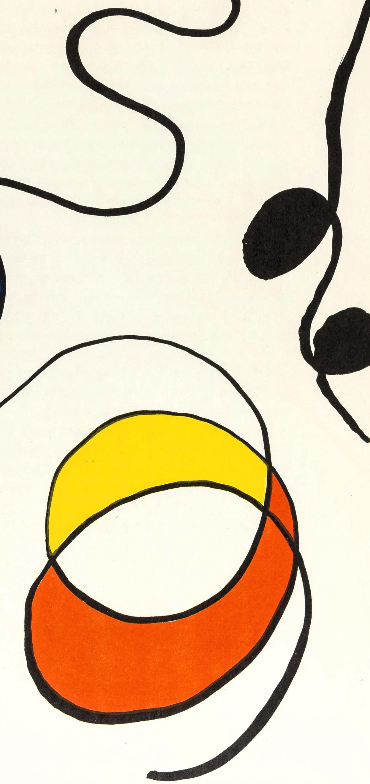 Alexander Calder, Composition, Derrire Le Miroir, Lithograph