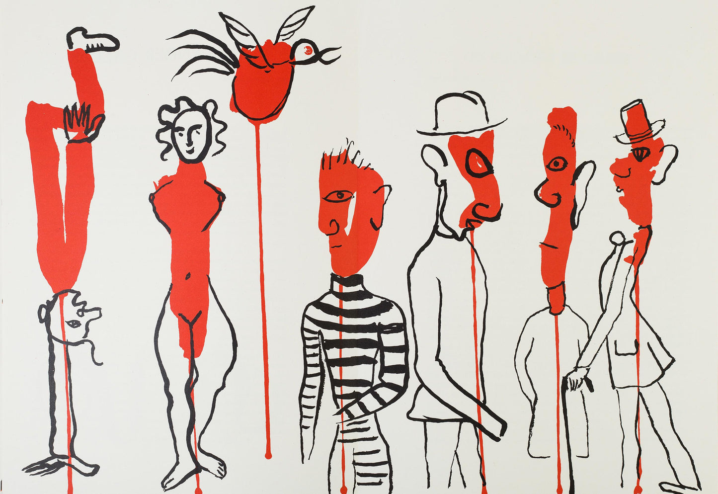 Alexander Calder, Composition, Derrire Le Miroir, Lithograph