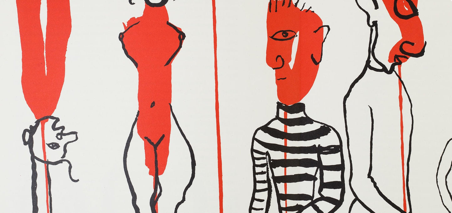 Alexander Calder, Composition, Derrire Le Miroir, Lithograph
